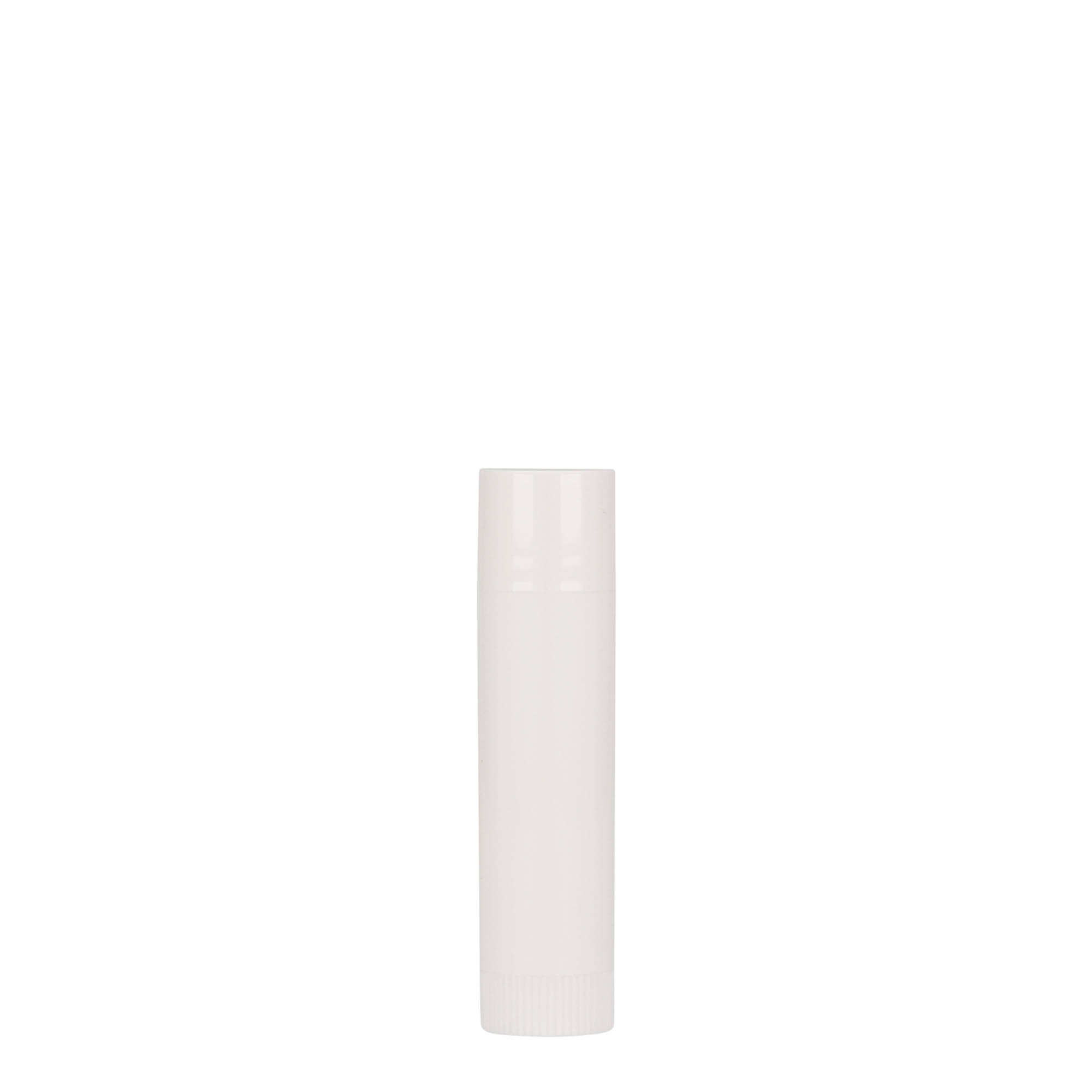6 ml huulepulga kest, PP-plast, valge