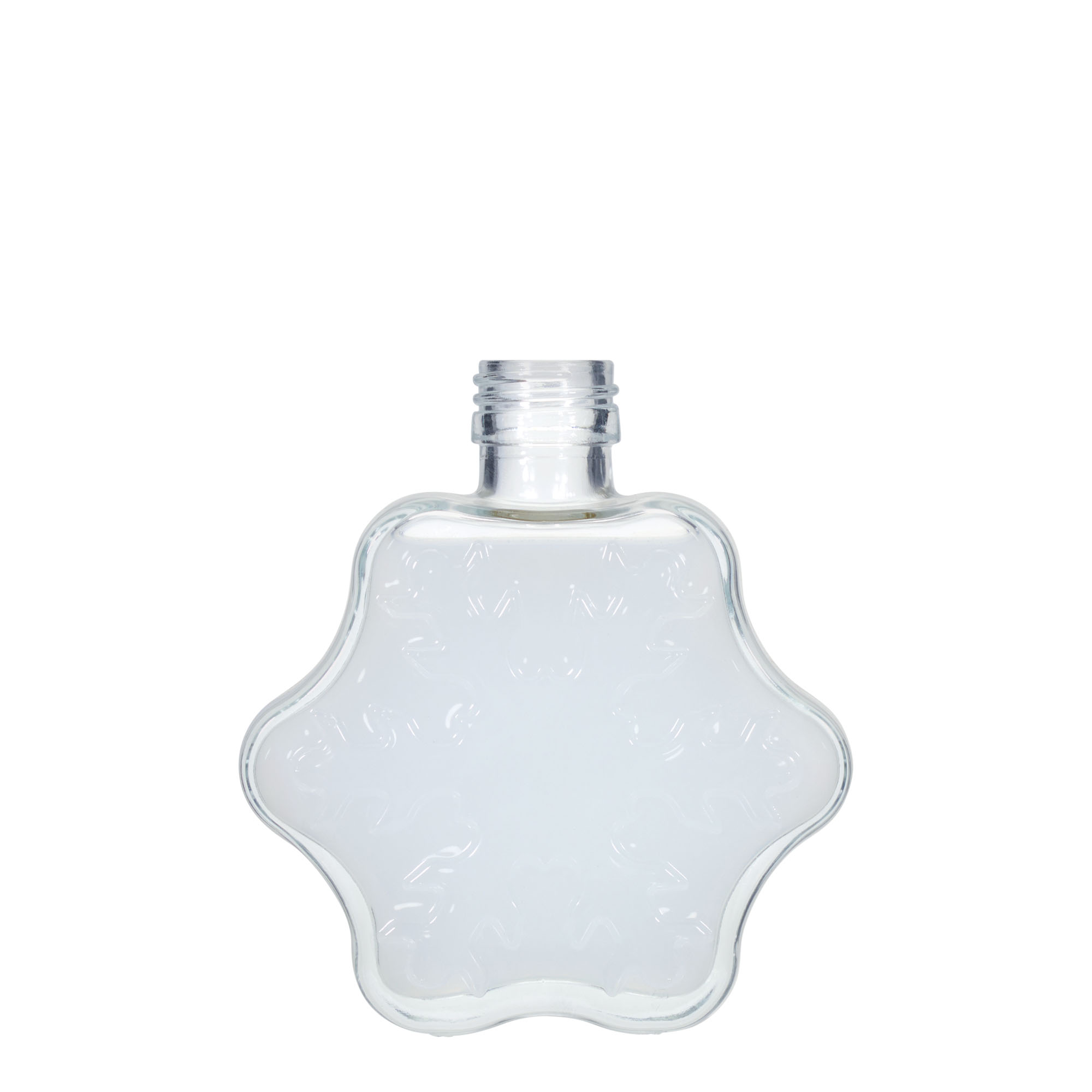 200 ml klaaspudel 'Lumekristall', suuava: PP 28