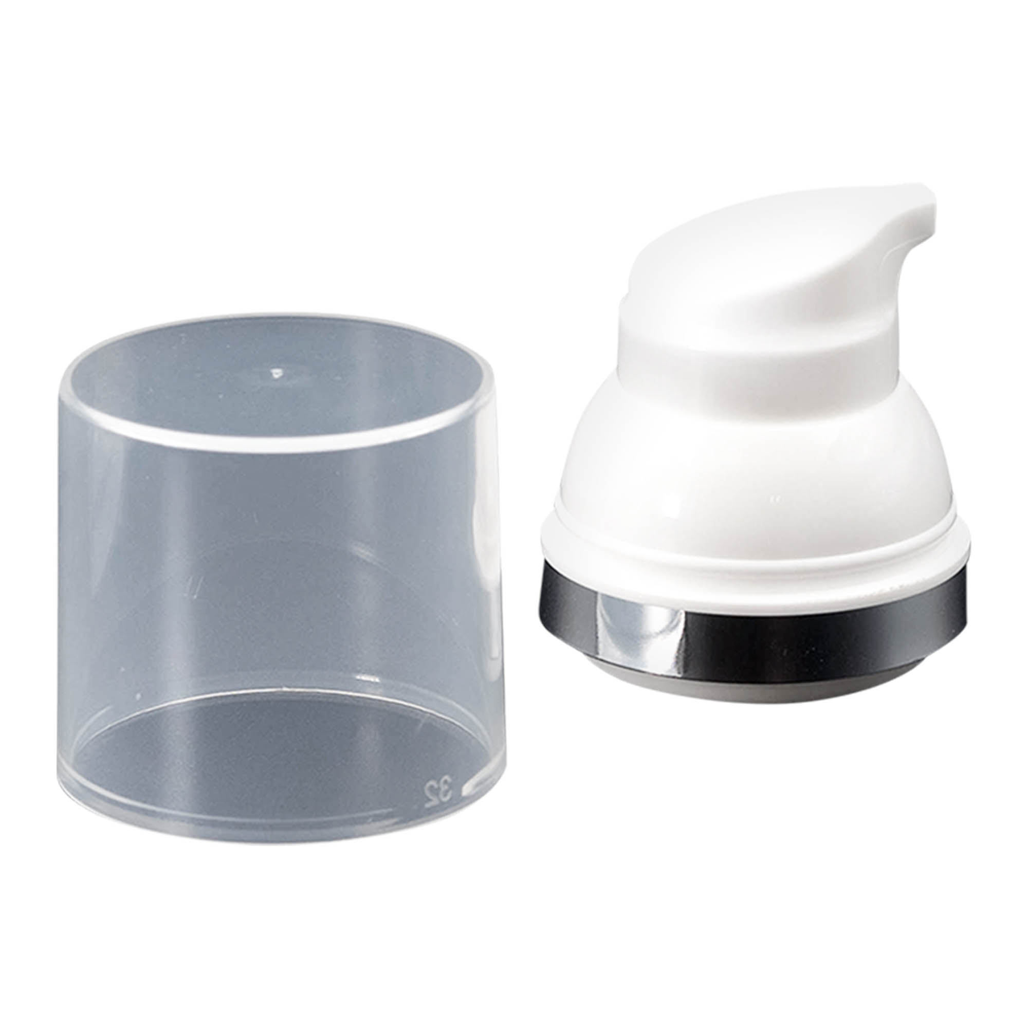 Airless dosaatori pumbakork 'Mezzo', PP-plast, valge