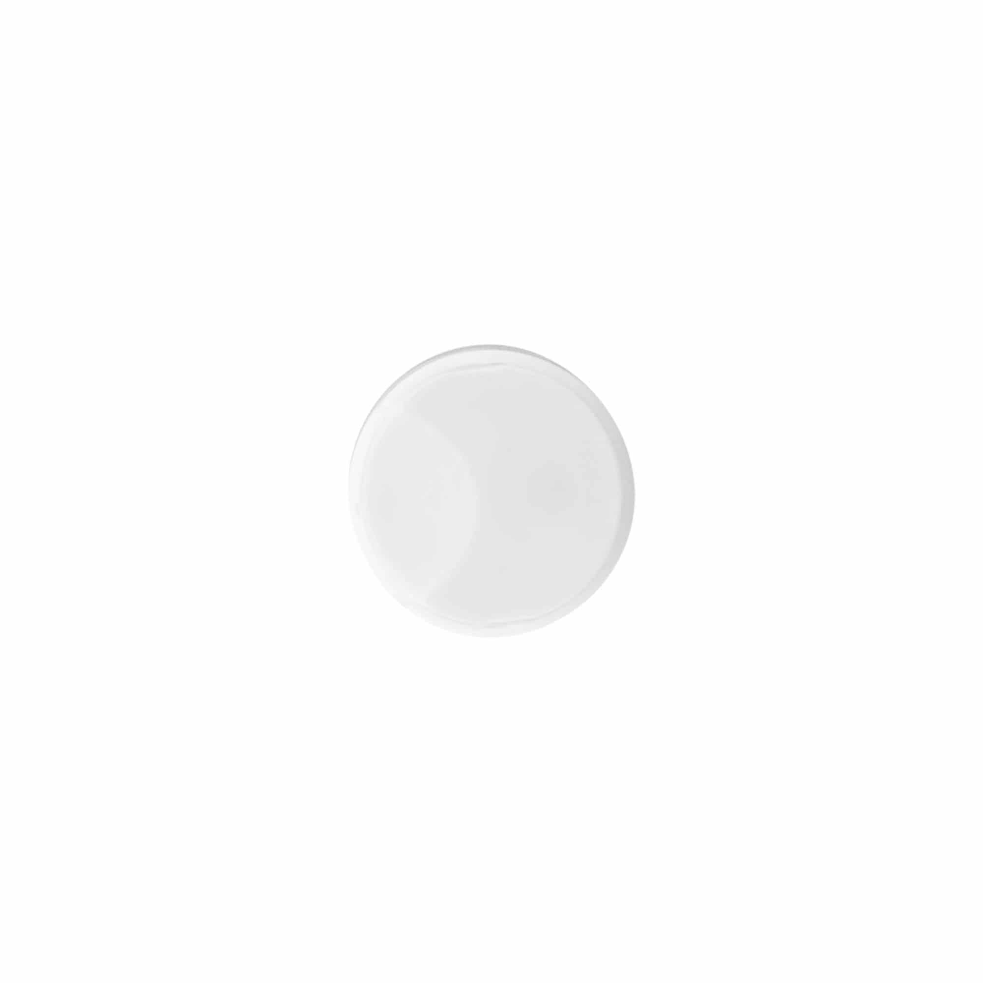 Kruvikork Disc Top, PP-plastik, valge, avausele: 24/410