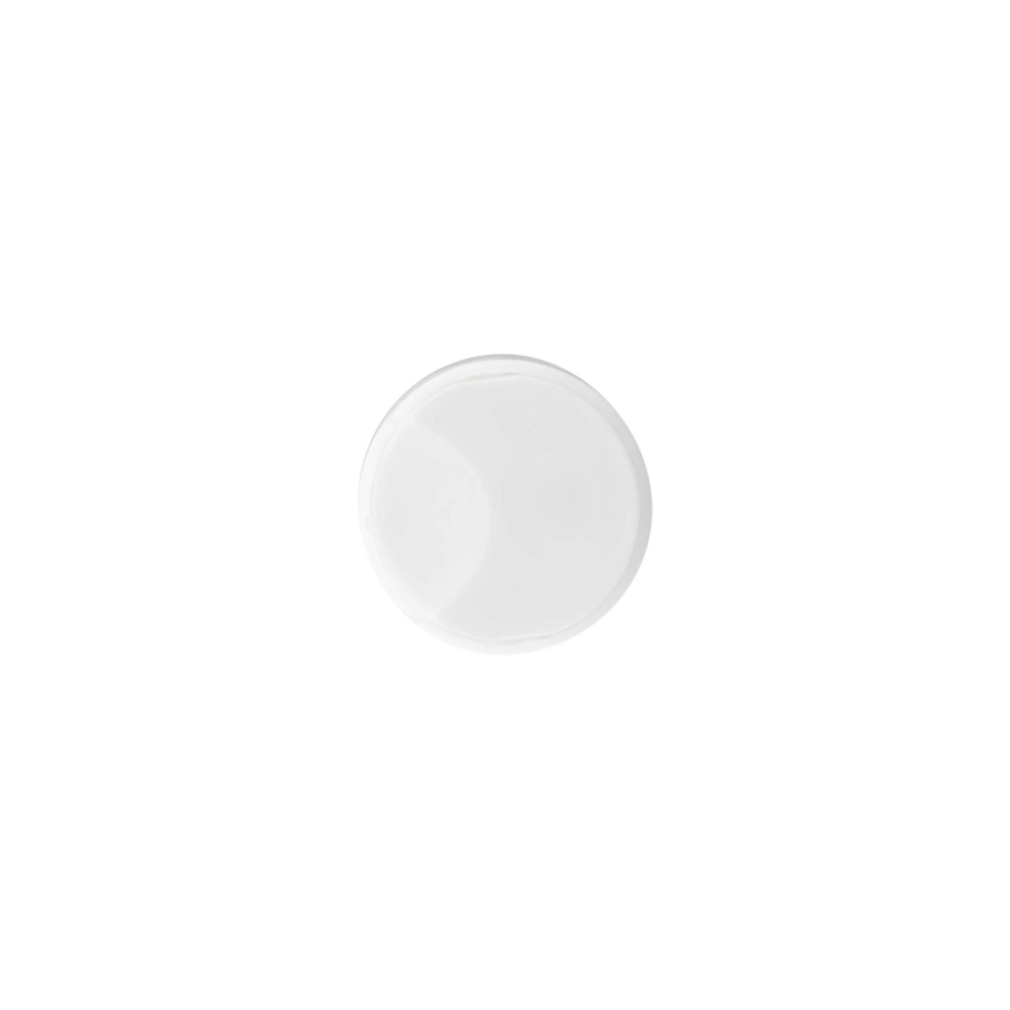 Kruvikork Disc Top, PP-plastik, valge, avausele: 24/410