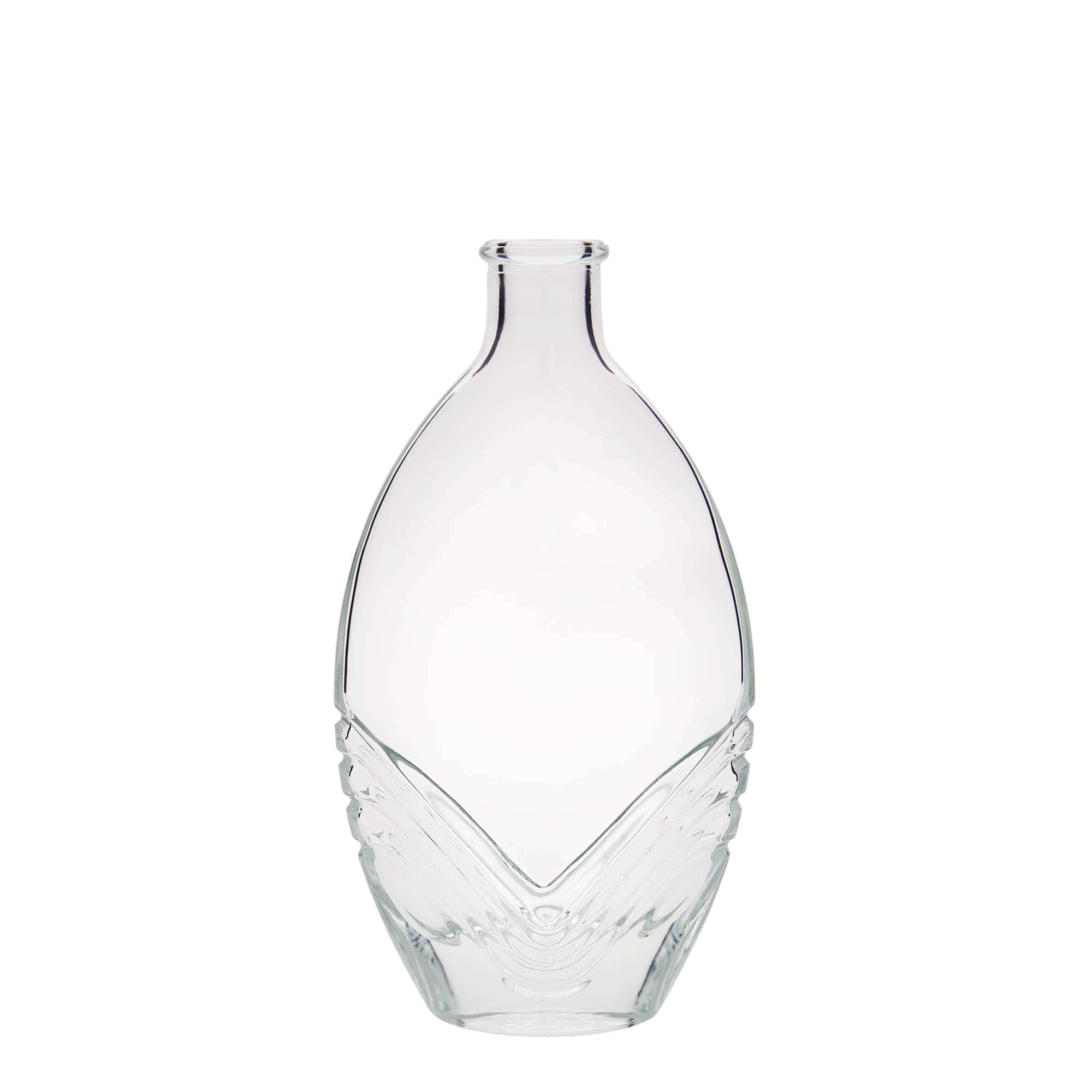 200 ml klaaspudel 'Florenze', ovaalne, sulgur: kork