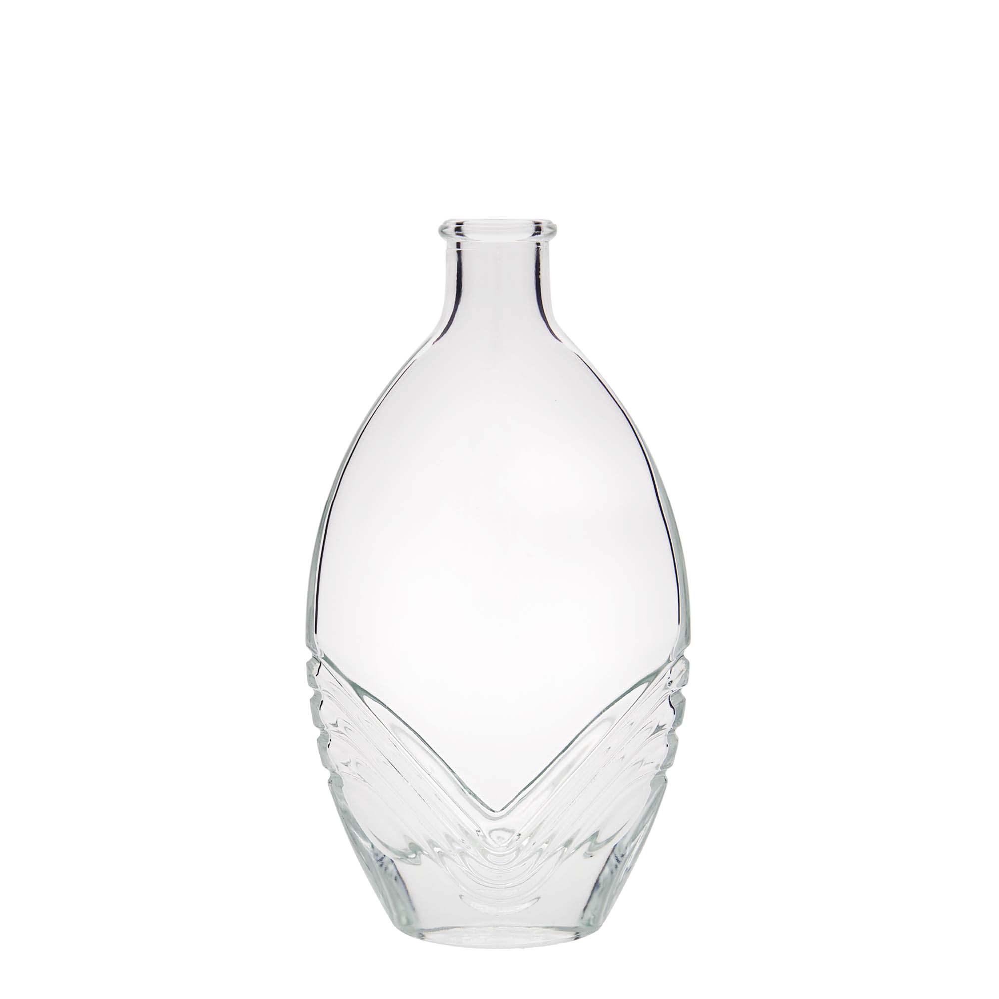 200 ml klaaspudel 'Florenze', ovaalne, sulgur: kork