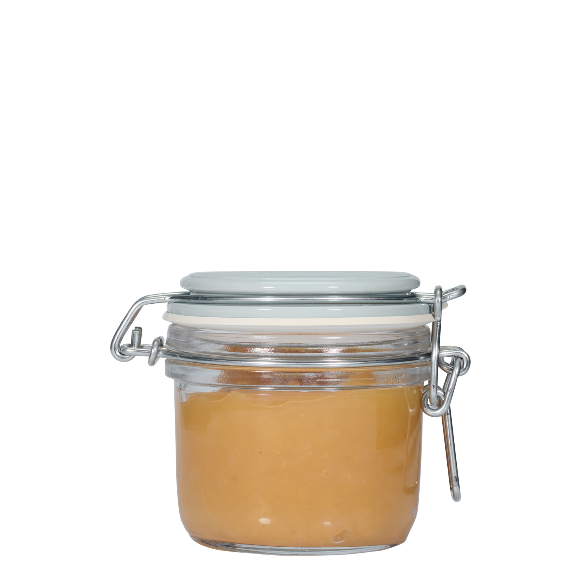 200 ml traathingega klaaspurk 'Fido', sinine, avaus: traathingelukustus