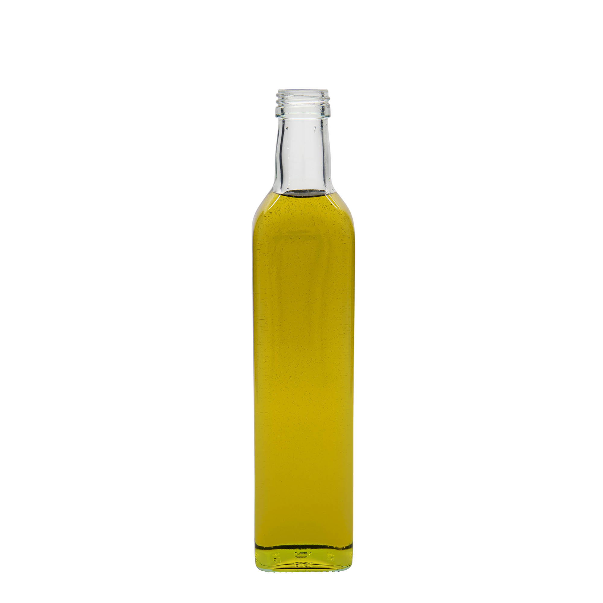 500 ml klaaspudel 'Marasca', ruudukujuline, suuava: PP 31,5