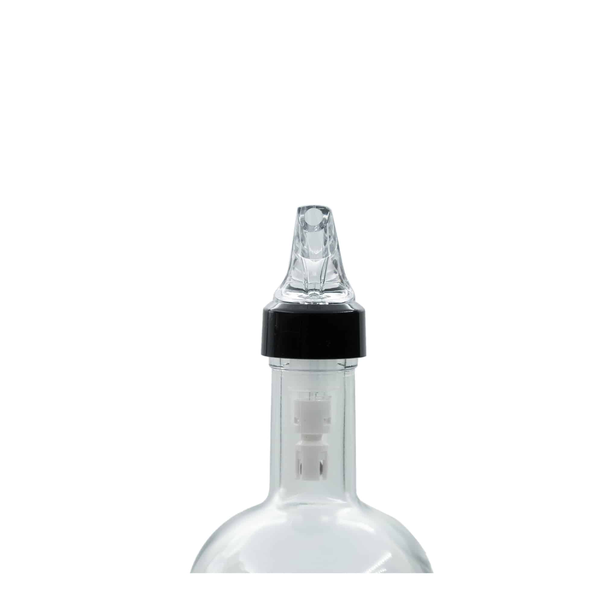 Doseerimiskork „Auto Pour“ 4 cl, PE-plast, läbipaistev
