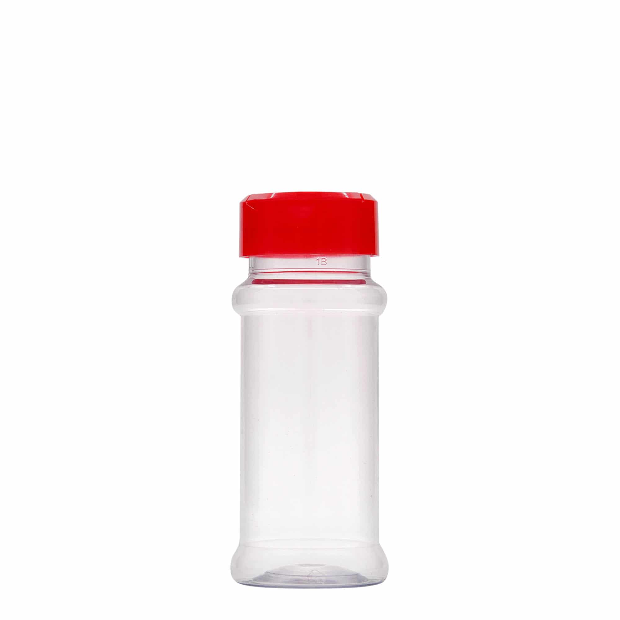 100 ml PET-vürtsitoos, plast, sulgur: GPI 38/400