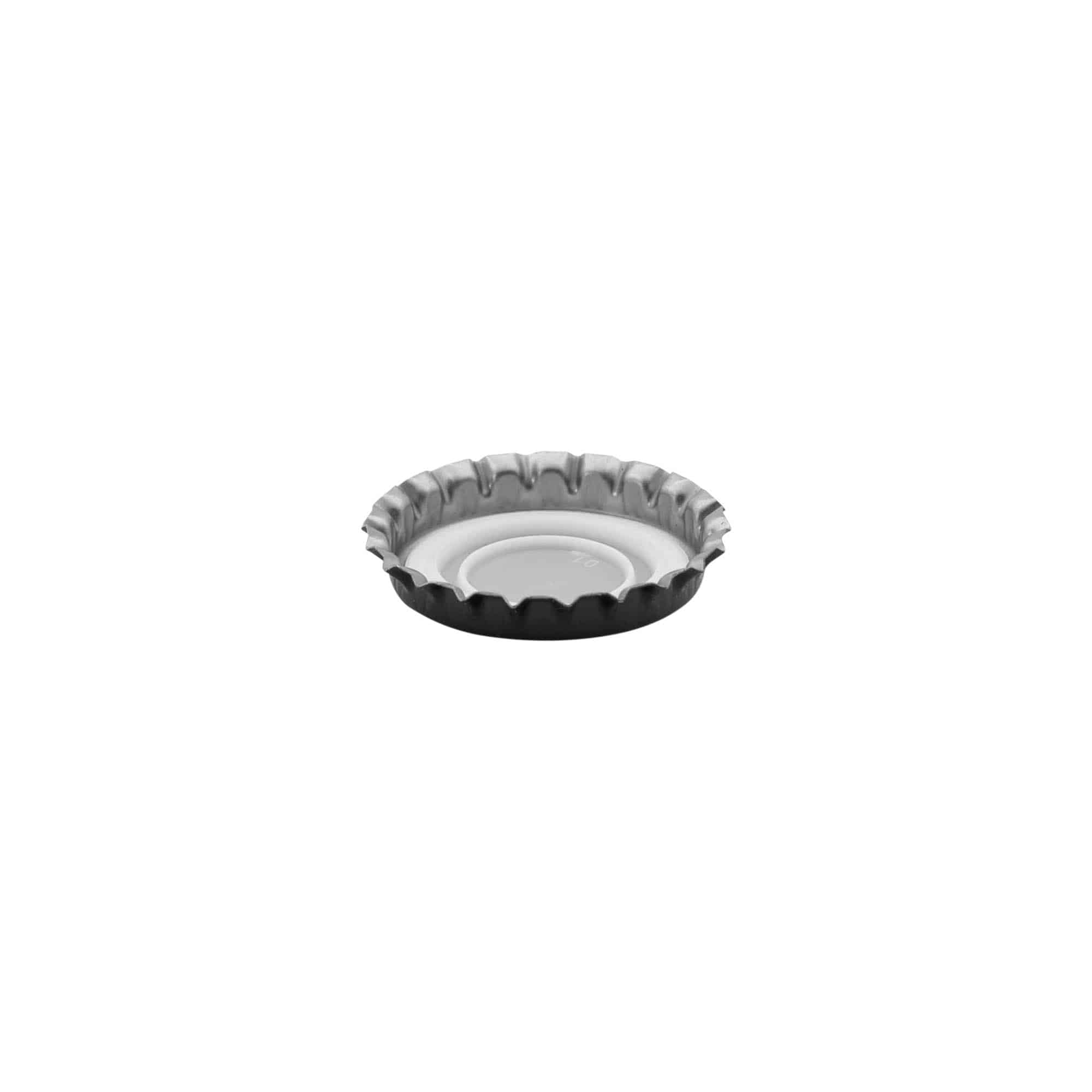 Kroonkaaned 29 mm, metall, must