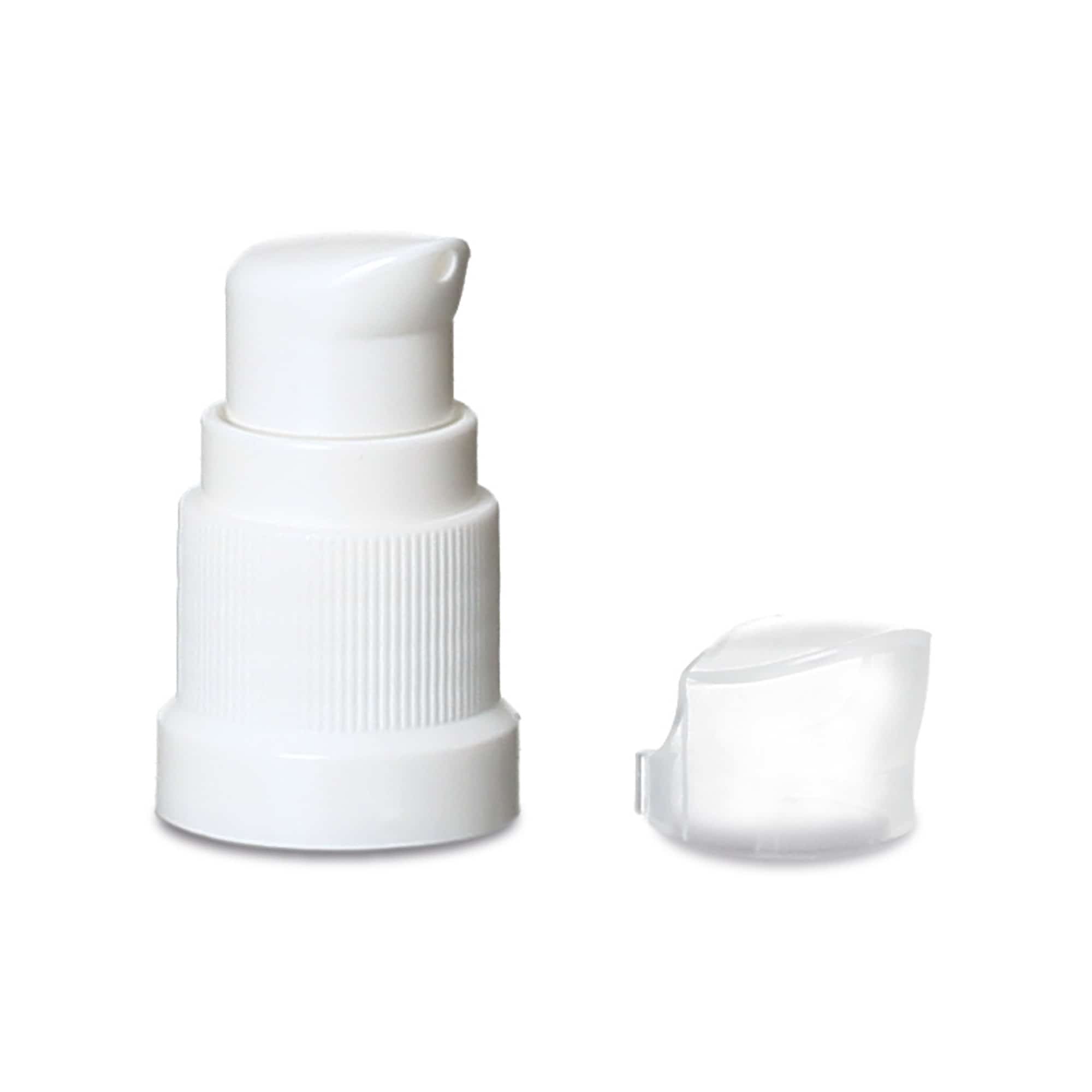 Kruviga sulguriga losjoonipump, PP-plast, valge, suuava jaoks: DIN 18 Kruviga sulguriga losjoonipump, PP-plast, valge, suuava jaoks: DIN 18