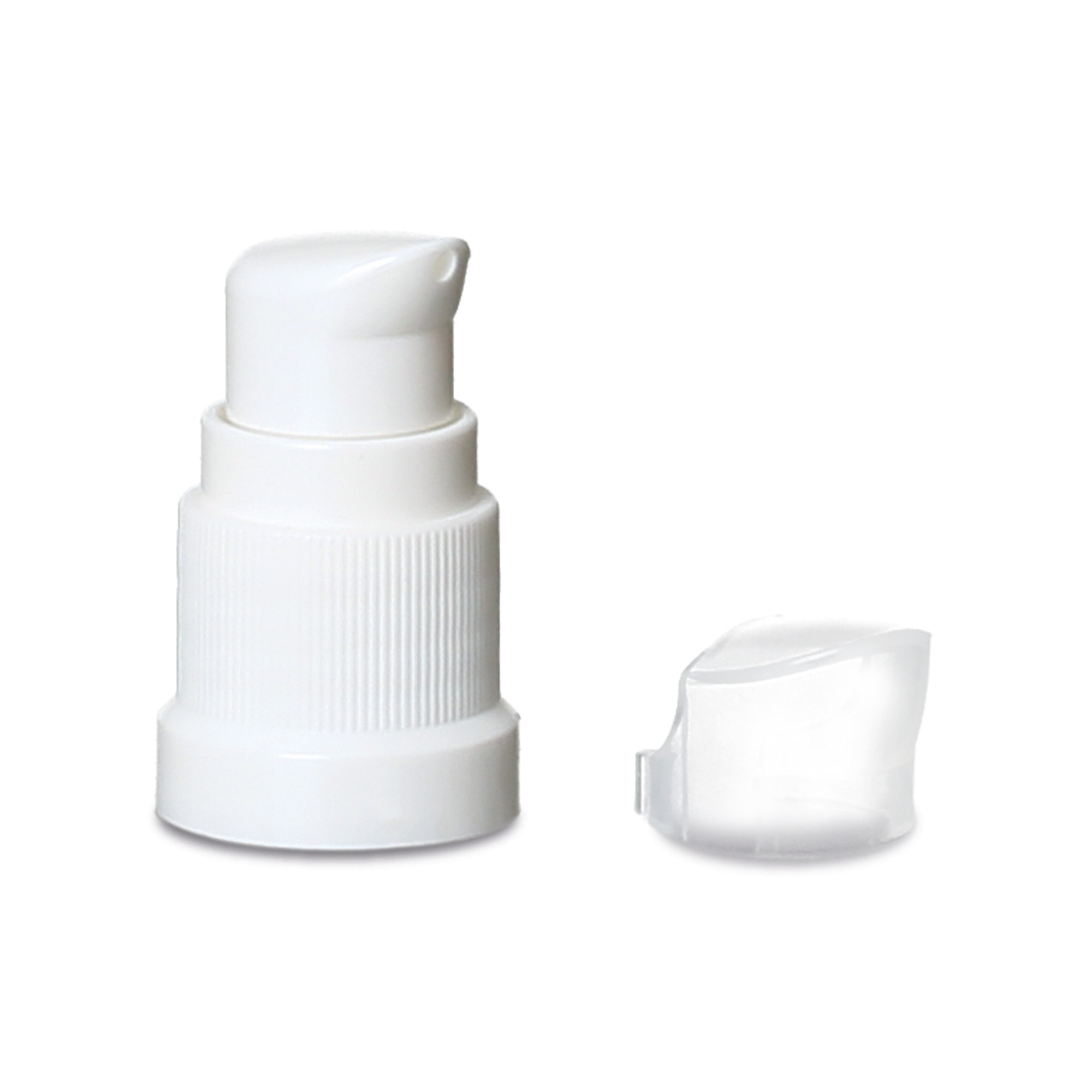 Kruviga sulguriga losjoonipump, PP-plast, valge, suuava jaoks: DIN 18 Kruviga sulguriga losjoonipump, PP-plast, valge, suuava jaoks: DIN 18