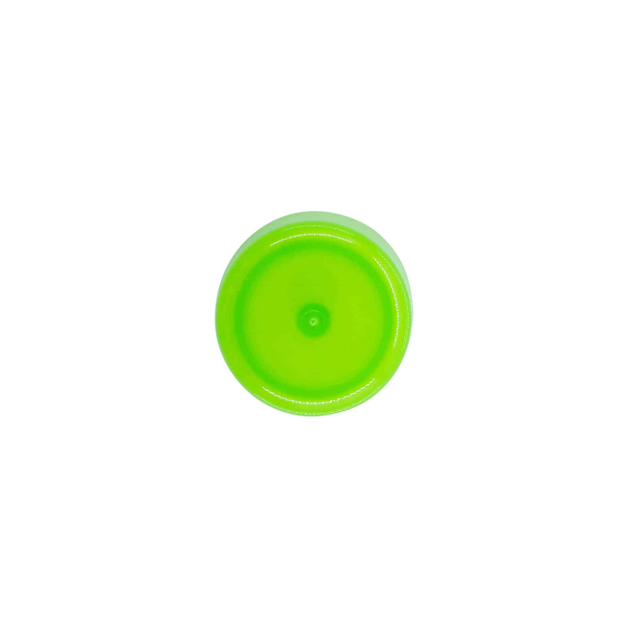 Kruvikork süstlaotsikuga, PP-plastik, roheline, avausele: 24/410
