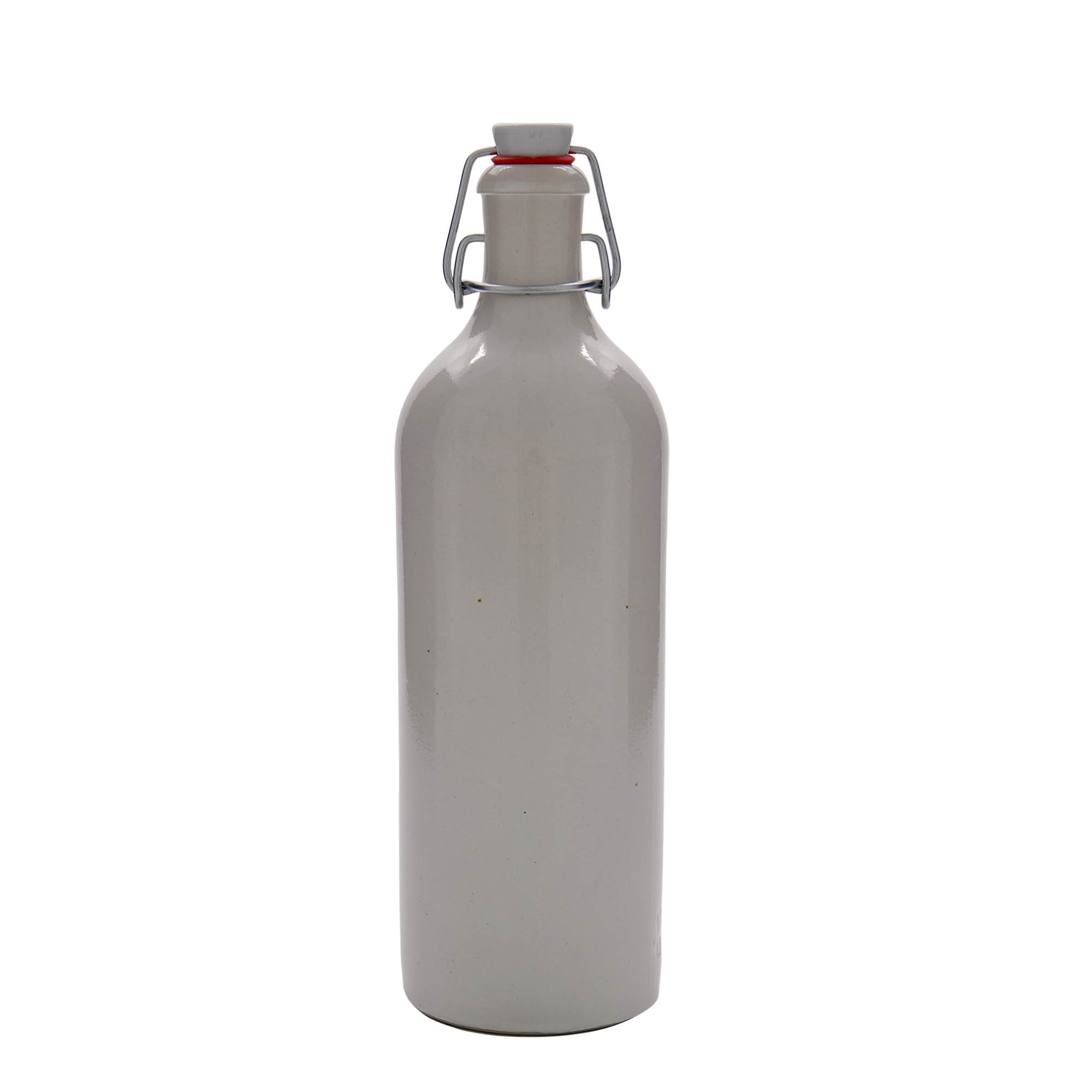 750 ml savipott, keraamiline, valge, avale: klambriga sulgur