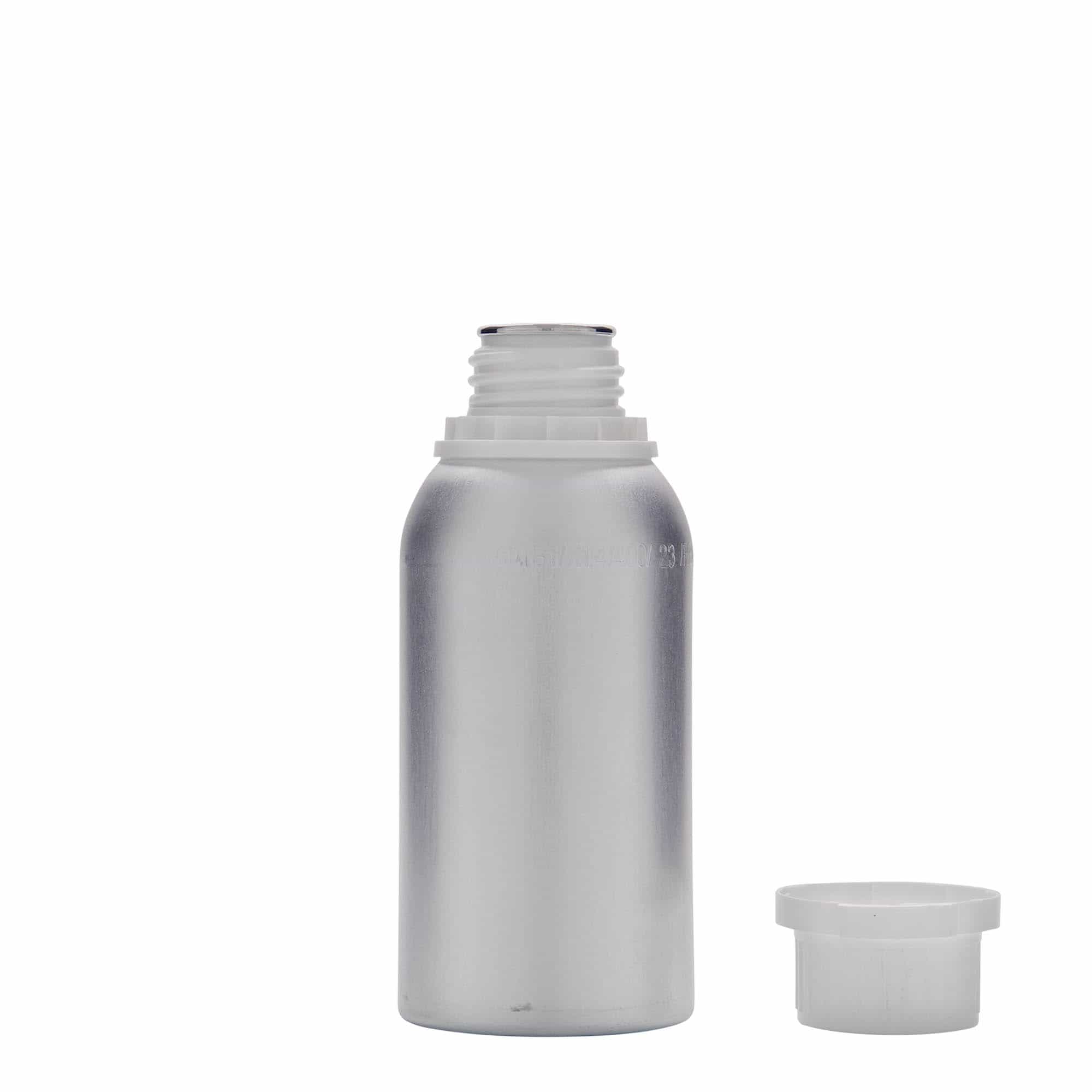 275 ml alumiiniumpudel, metall, hõbedane, sulgur: DIN 32