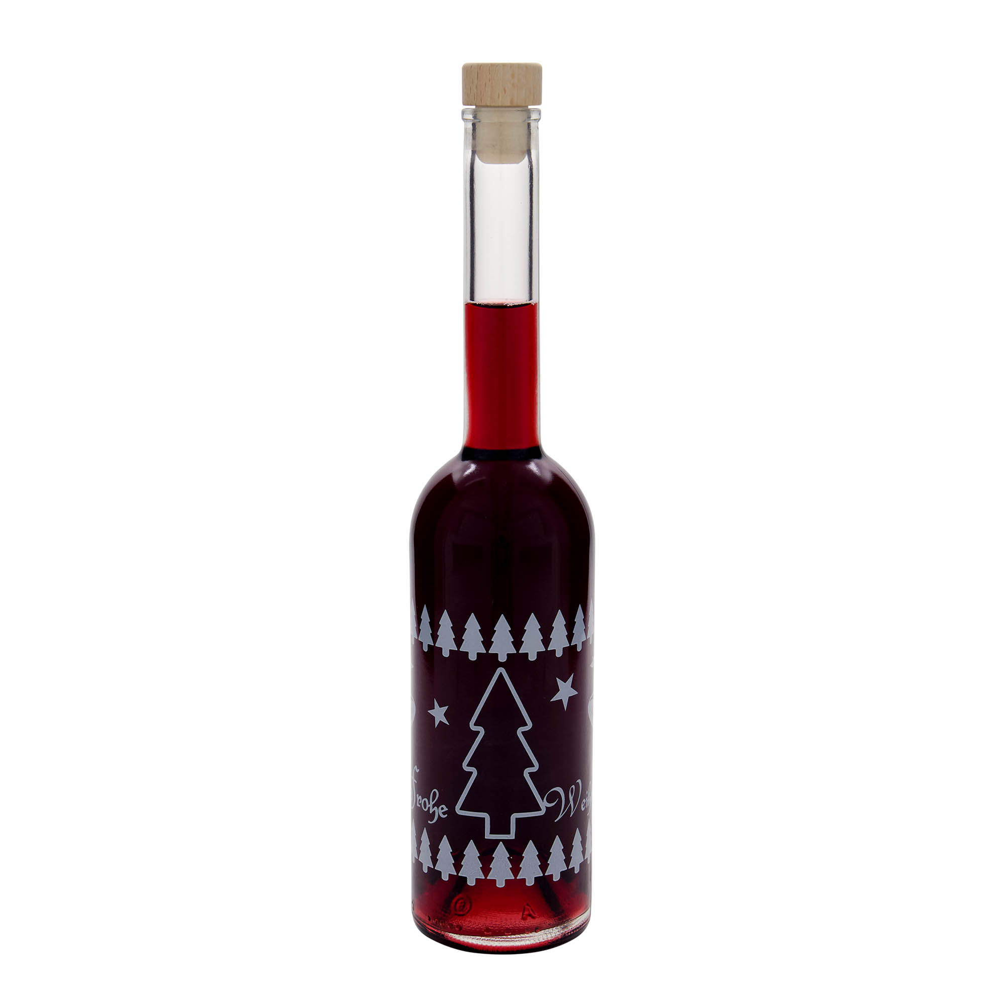 500 ml klaaspudel 'Opera', motiiv: Klassikaline jõuluaeg, suuava: kork 500 ml klaaspudel 'Opera', motiiv: Klassikaline jõuluaeg, suuava: kork