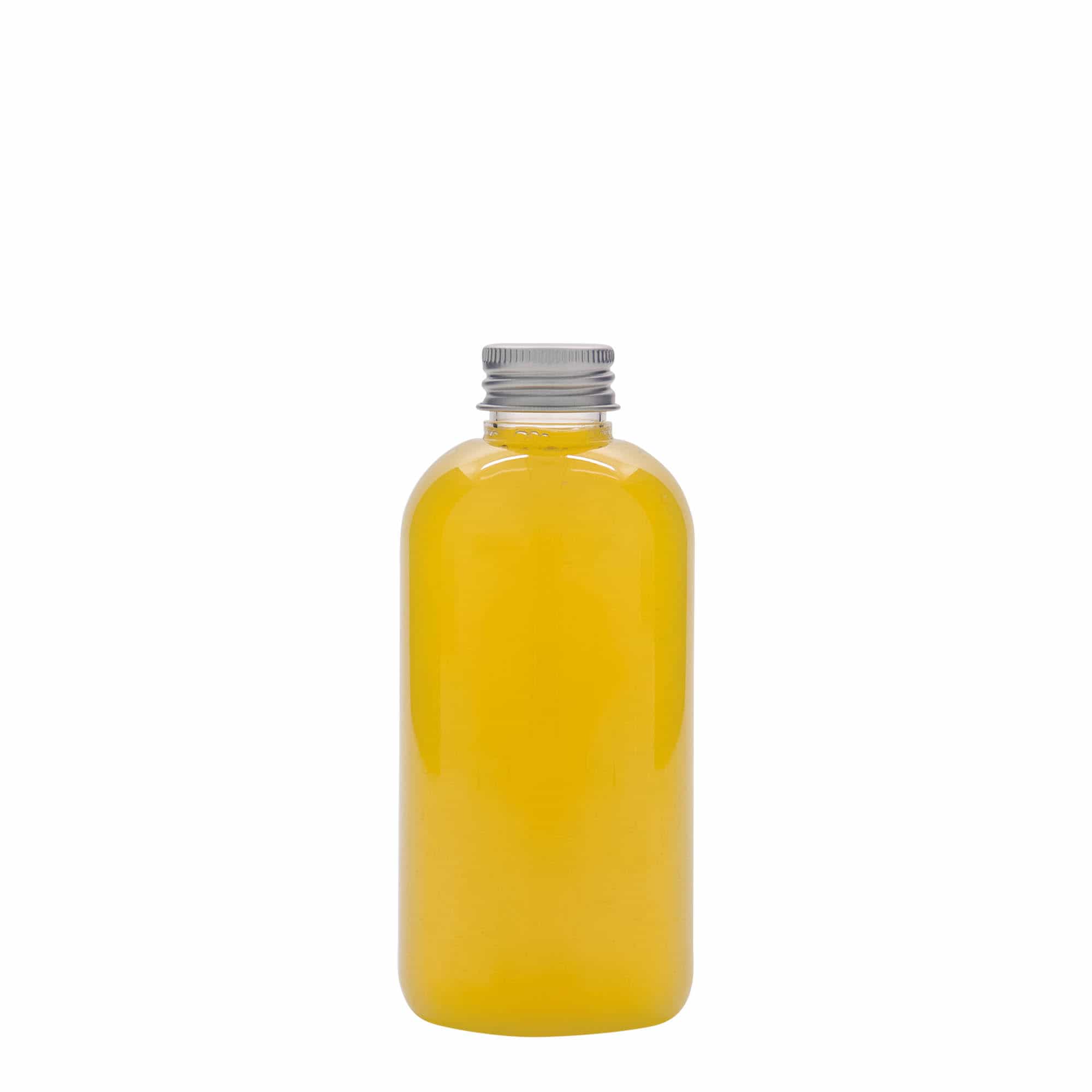 200 ml PET-pudel 'Boston', plast, sulgur:  24/410