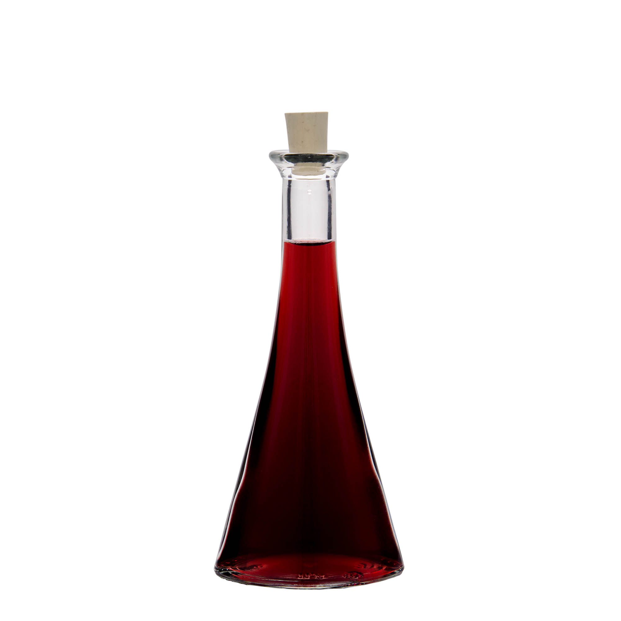 100 ml klaaspudel 'Veronica', poolümar, sulgur: kork
