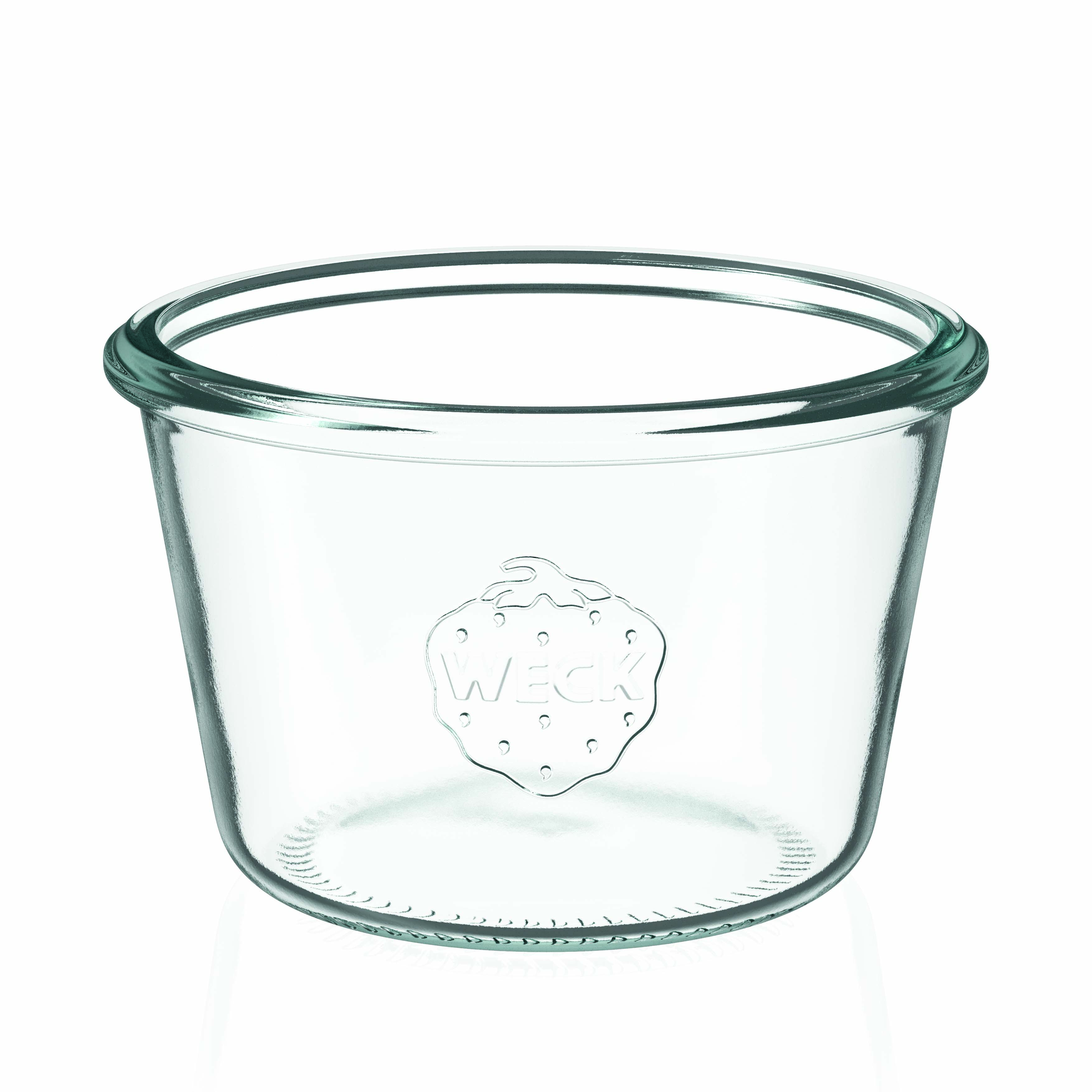 6x 370 ml WECK-klaaspurk klaaskaanega RR 100