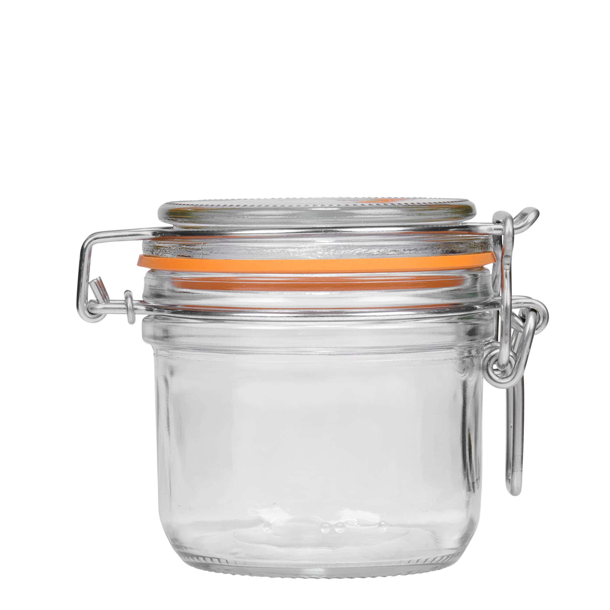 200 ml traadist sulguriga klaaspurk „Le Parfait Super Terrine“, avale: traadist sulgur