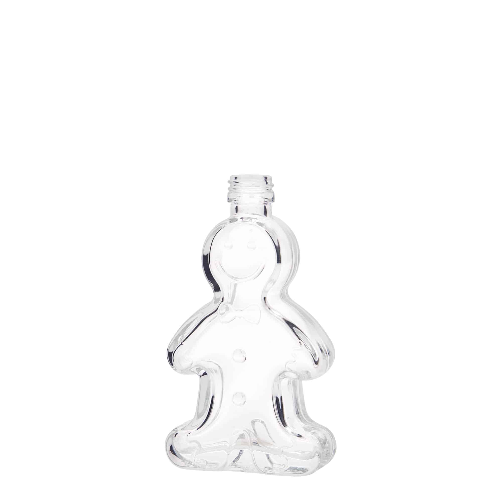 50 ml klaaspudel „Lebkuchenmann“, avale: PP 18