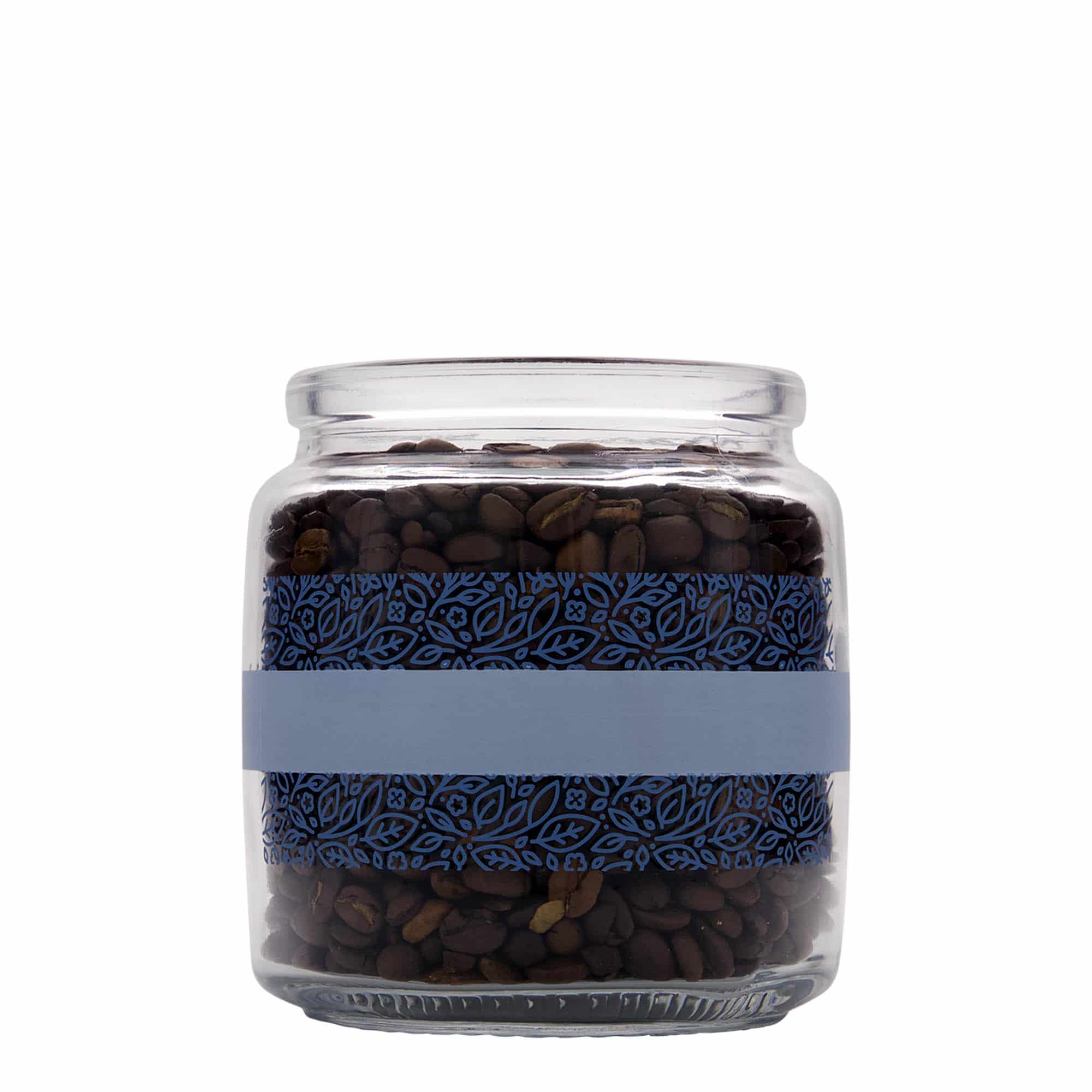 750 ml korksulguriga purk 'Giara', motiiv: Naturalmente blu, sulgur: kork