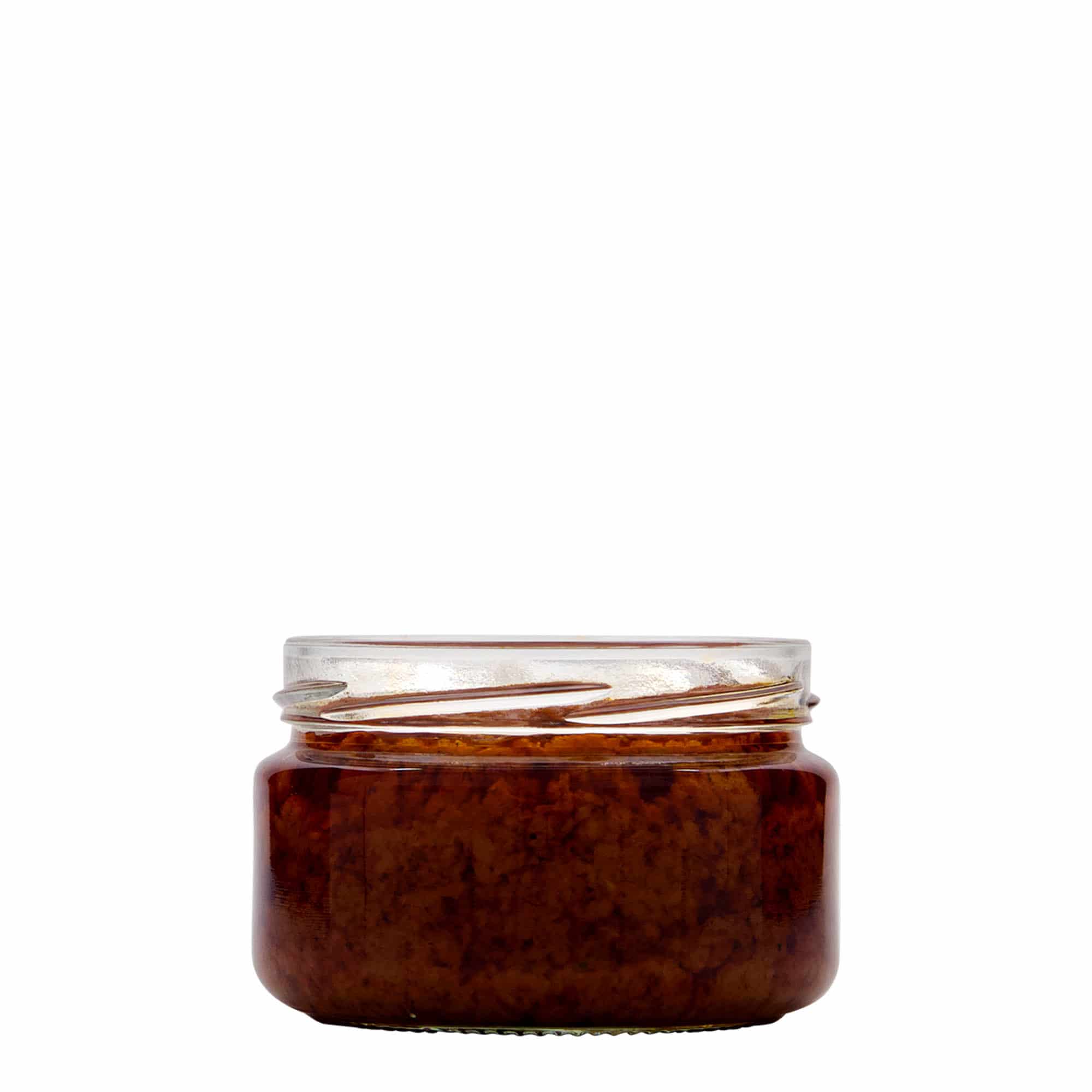 230 ml madal ümmargune purk, sulgur: twist-off (TO 82)