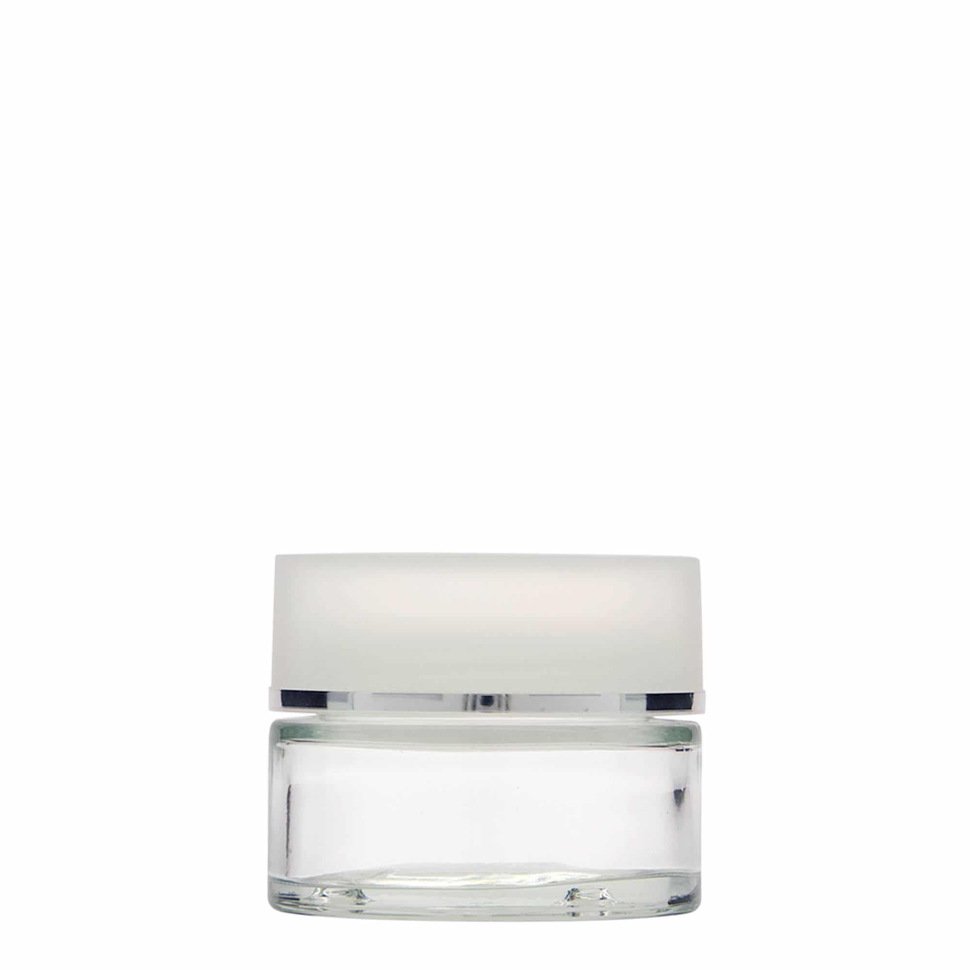 50 ml kosmeetikapurk 'Clear Edition', klaas, sulgur: keeratav kaas