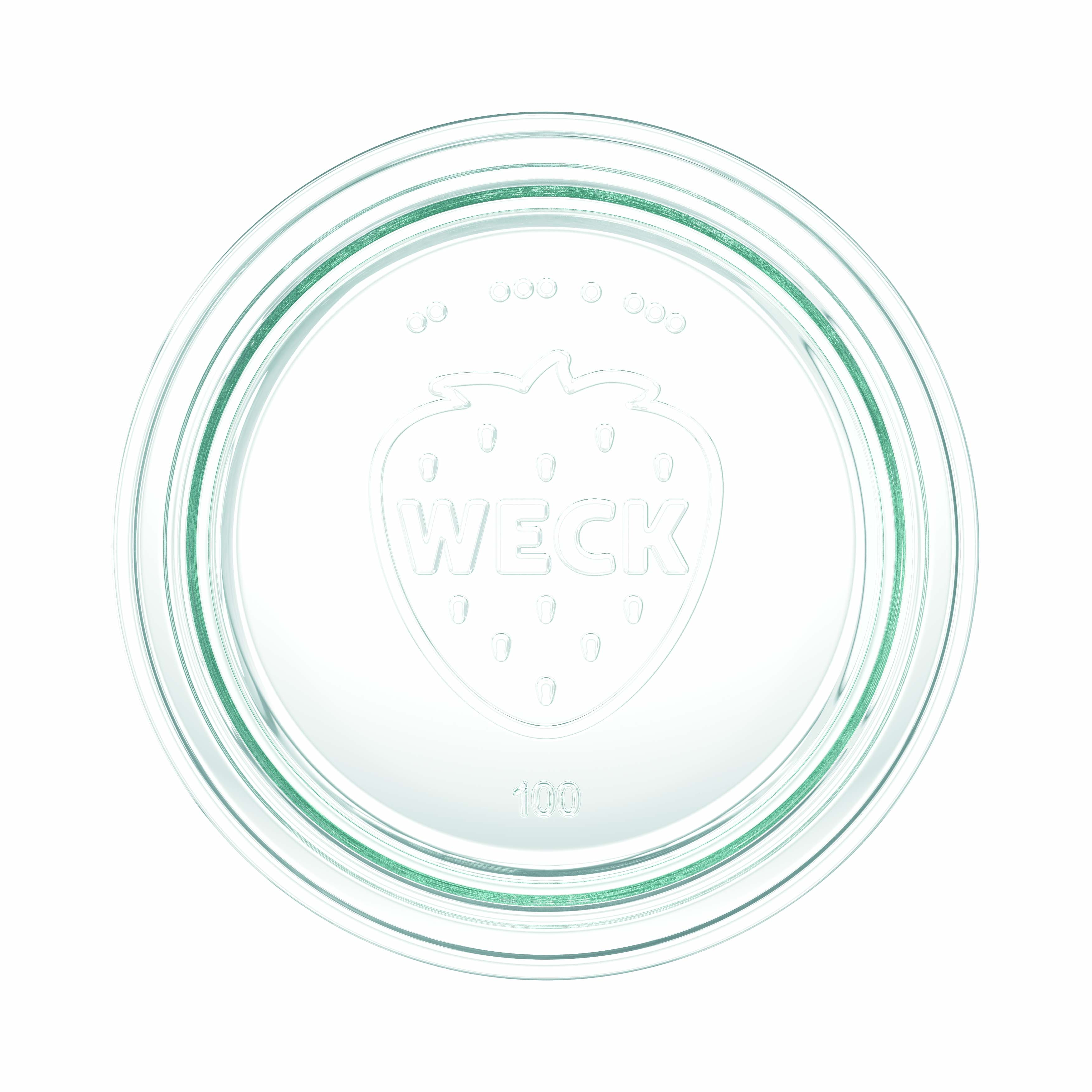 6x 290 ml madal WECK-klaaspurk klaaskaanega RR 100