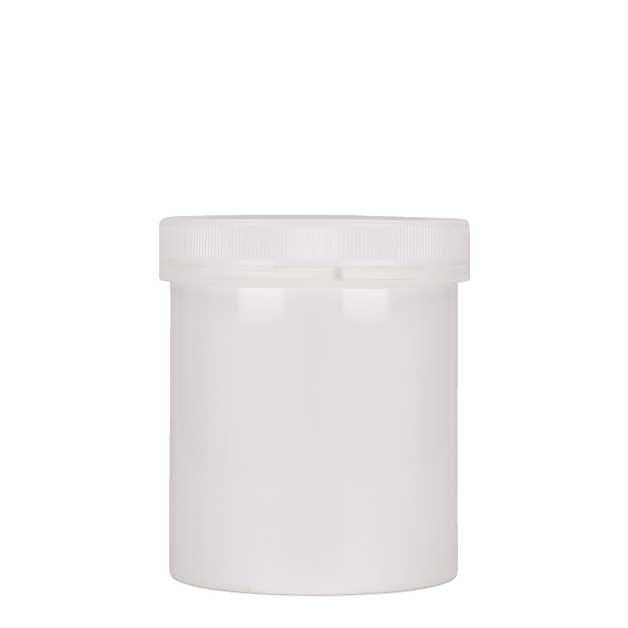 500 ml plasttoos 'Securilock', PP, valge, sulgur: keeratav kaas