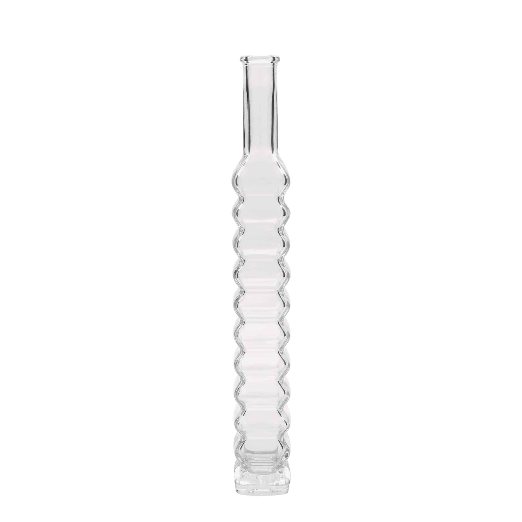 200 ml klaaspudel 'Roma', ruudukujuline, sulgur: kork