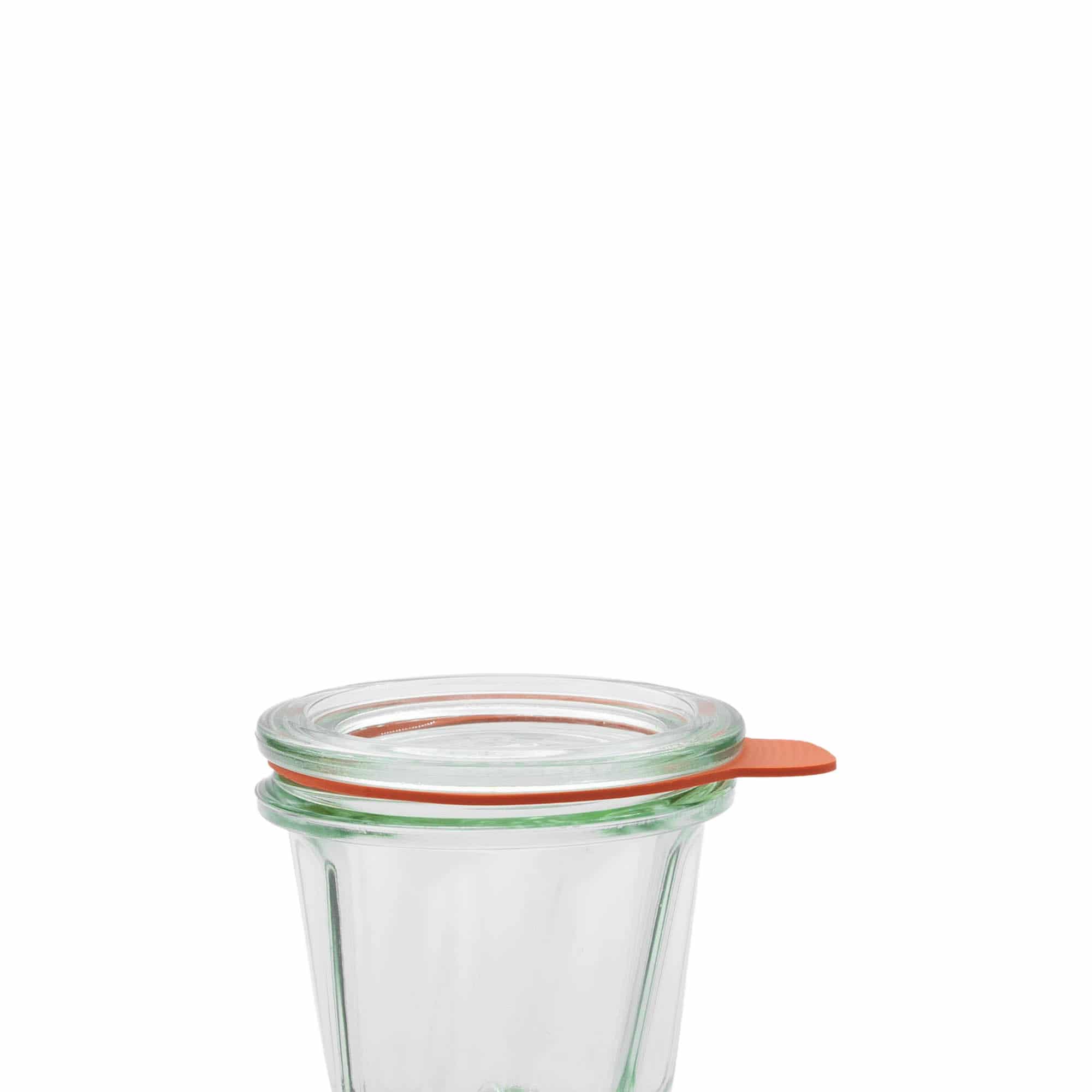 WECK-konserveerimissõrmus RR60 #, punane, suu: ümar serv