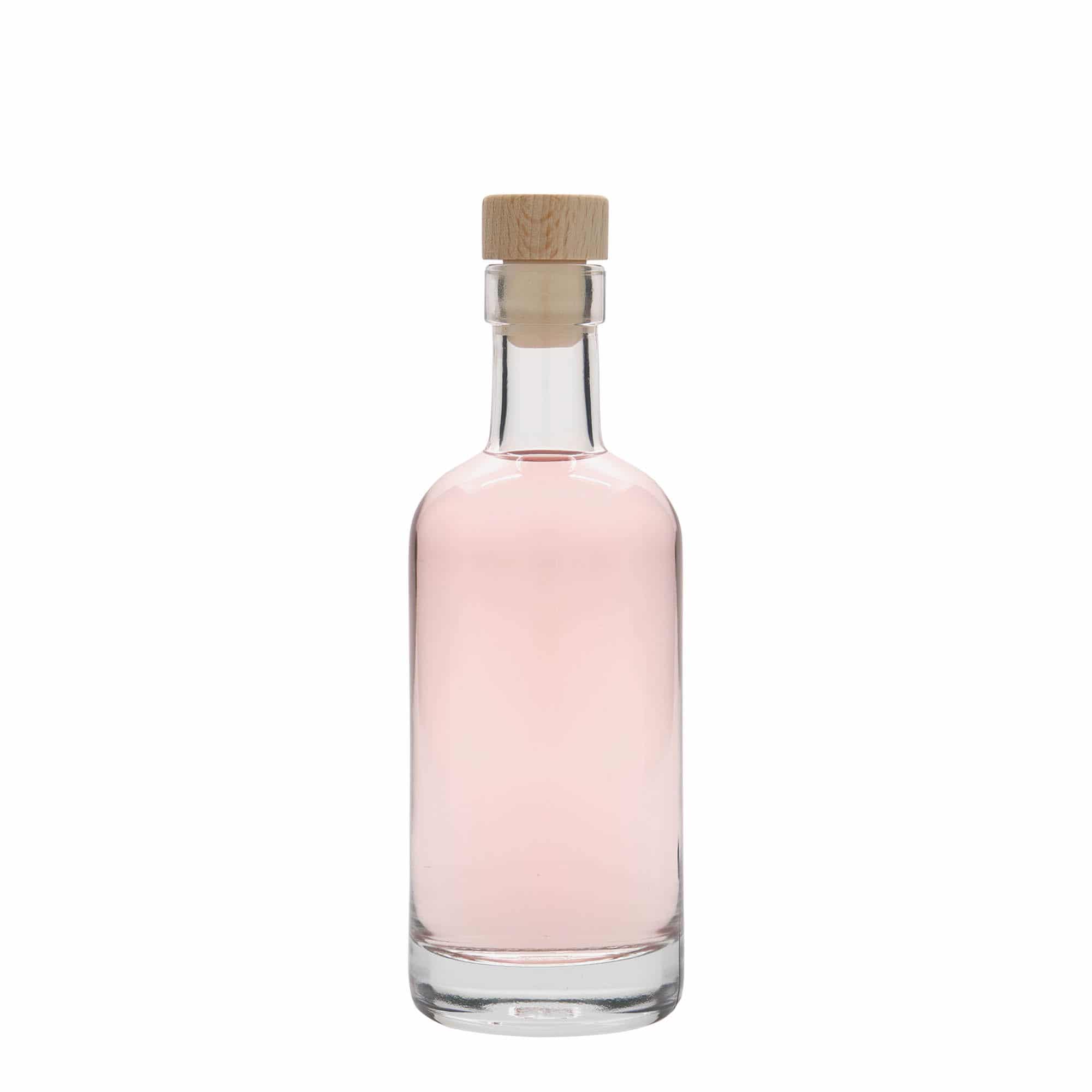 250 ml klaaspudel 'Linea Uno', sulgur: kork