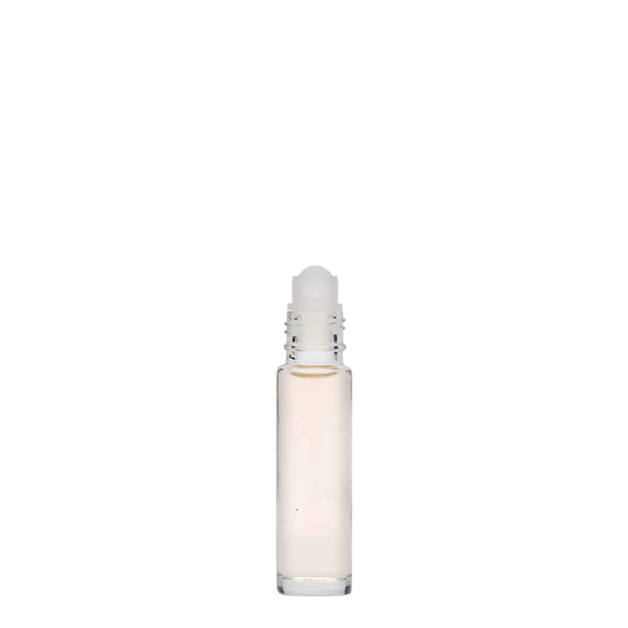 10 ml rullpudel, klaas, suu: kruvikork