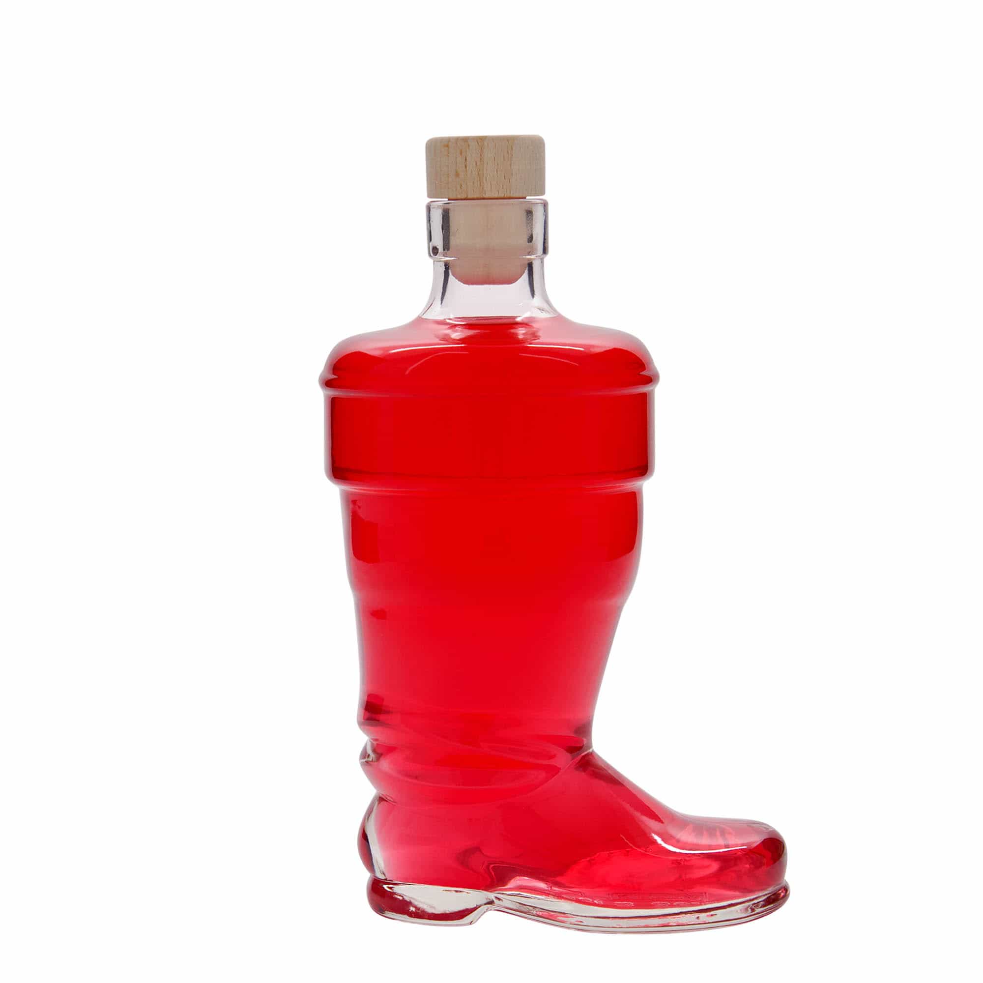 350 ml klaaspudel 'Saabas', sulgur: kork