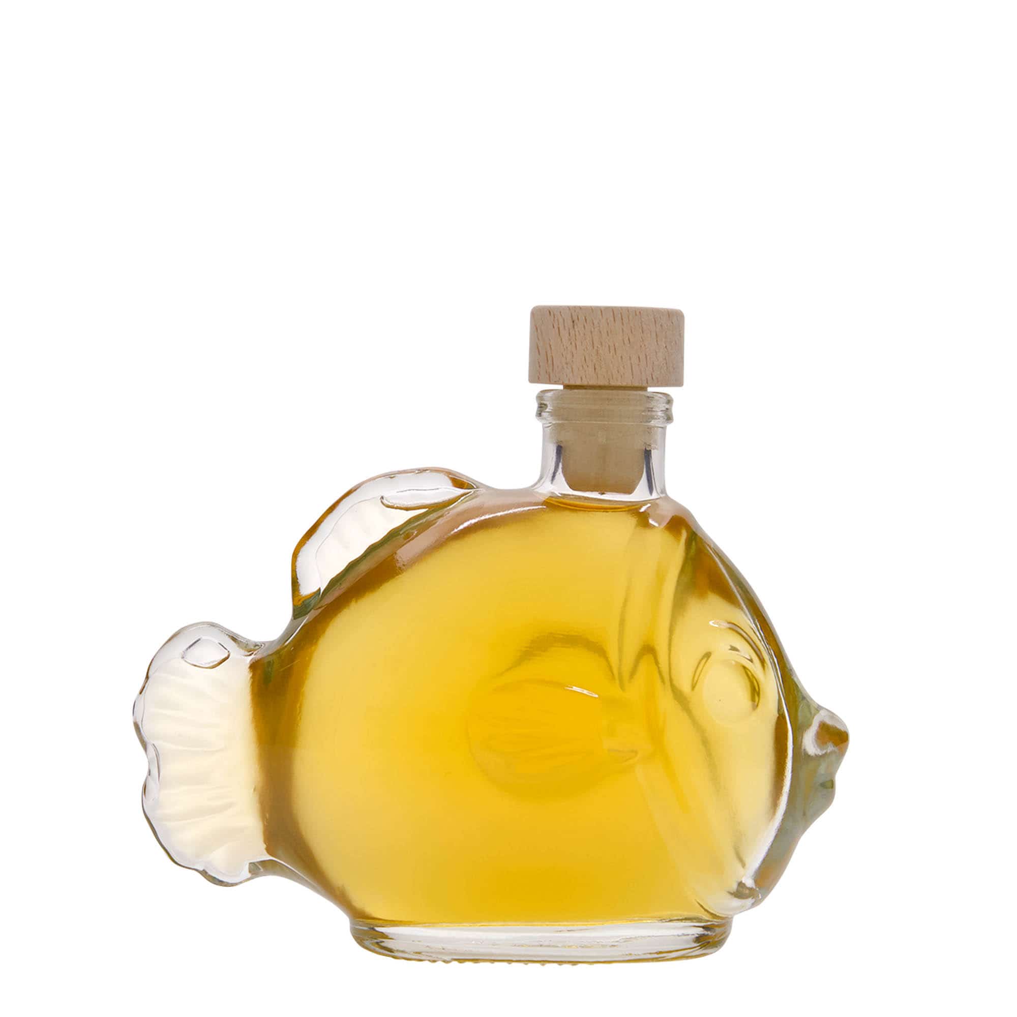 200 ml klaaspudel 'Kala', sulgur: kork