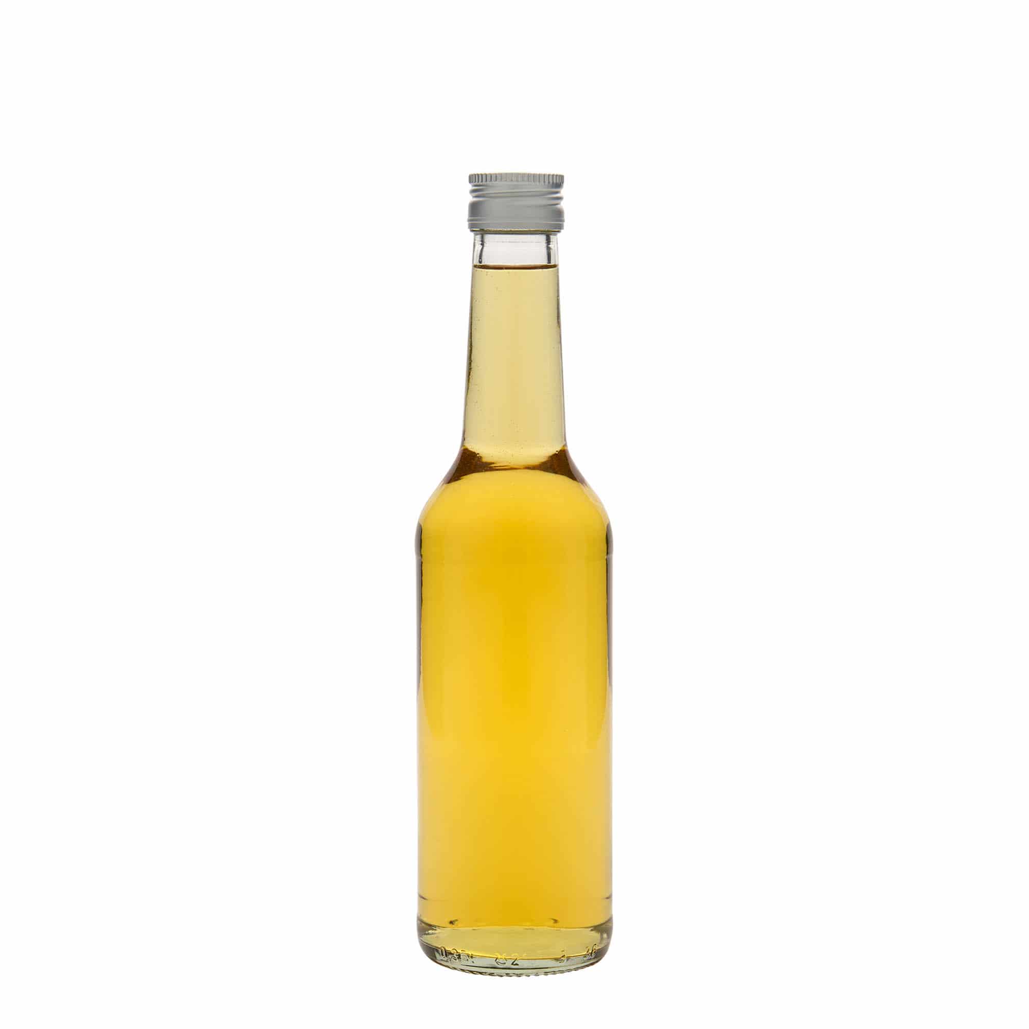 350 ml klaaspudel, sirge kaelaga, sulgur: PP 28