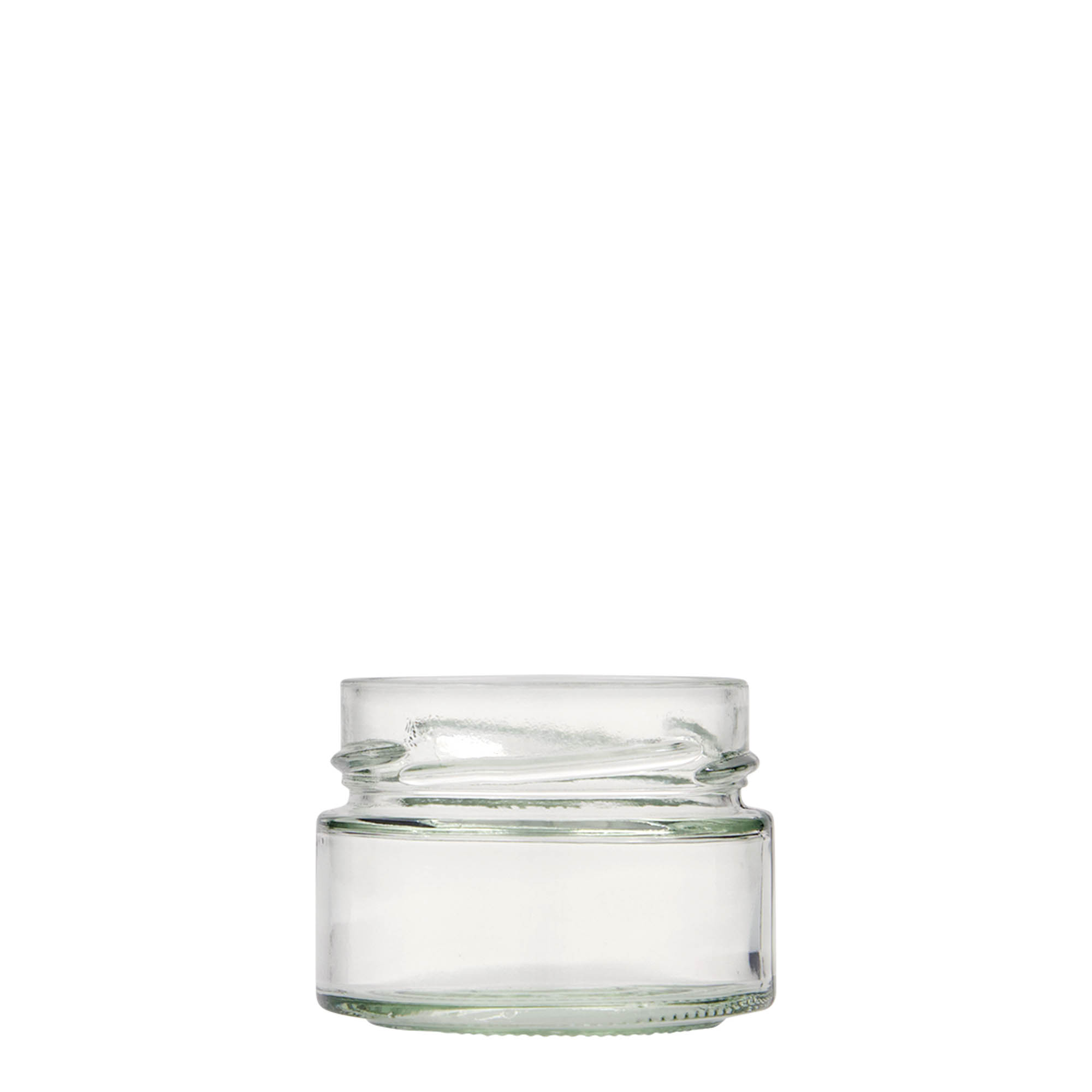 130 ml ümmargune klaas „Aurora“, avale: sügav keermega (DTO 66)