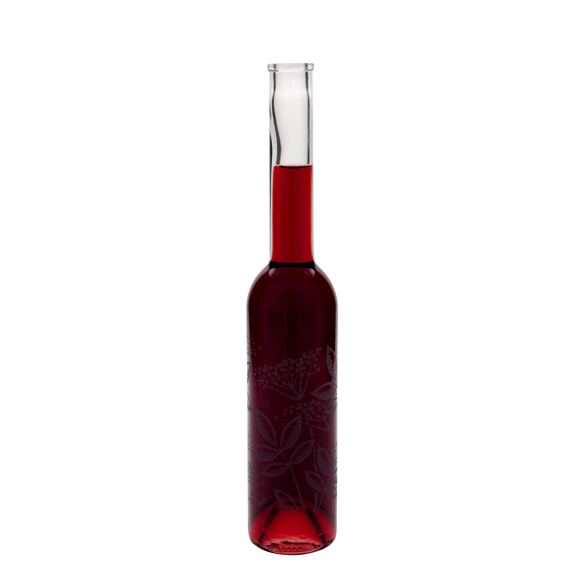 350 ml klaaspudel 'Opera', motiiv: leeder, sulgur: kork