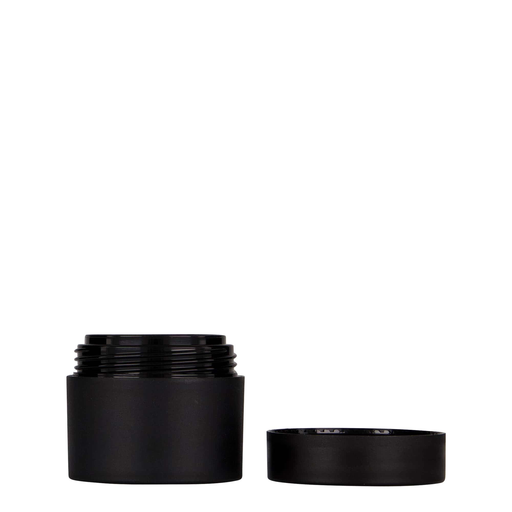 30 ml plastiktoos „Antonella“, PP, must, avale: kruvikork