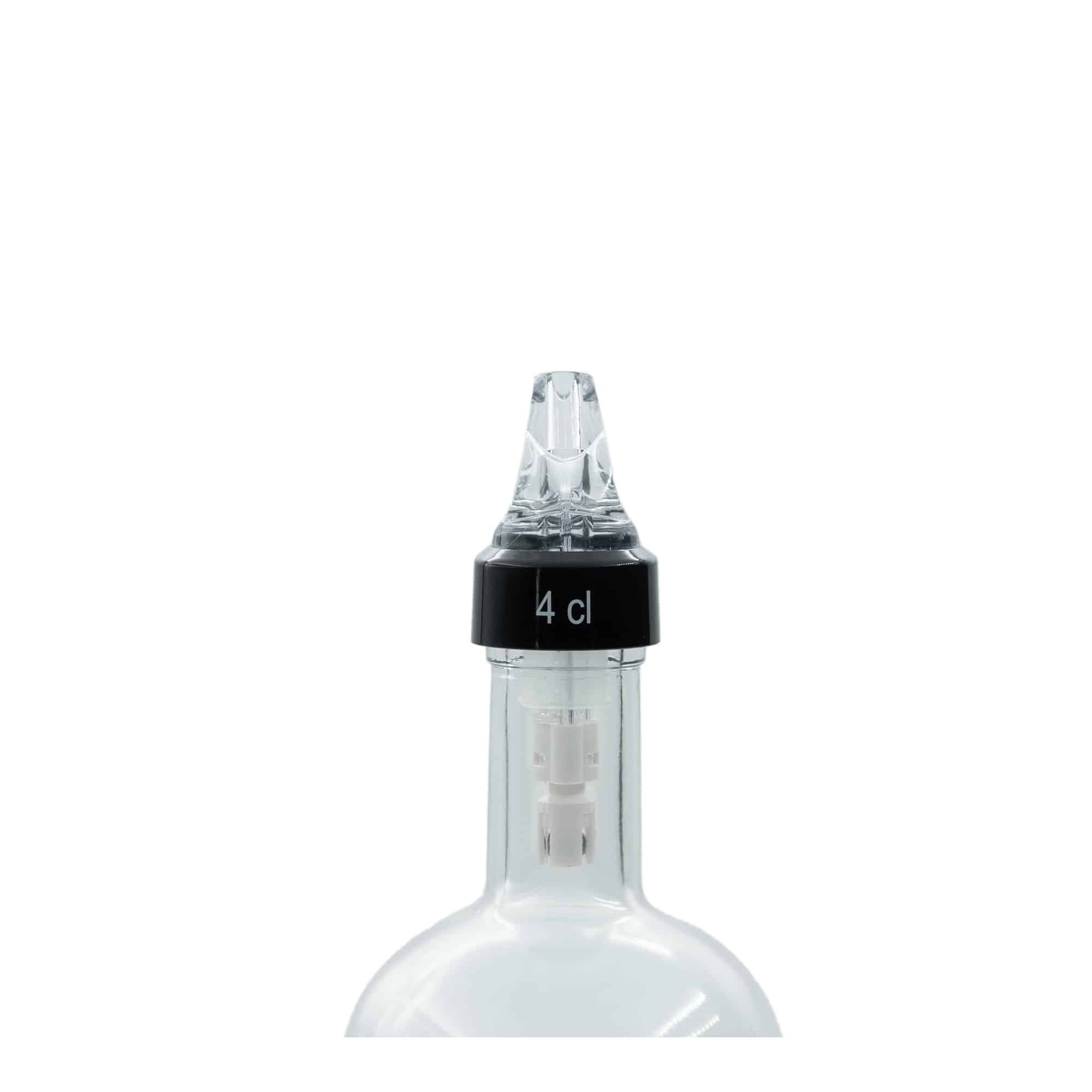 Doseertila 'Auto Pour' 4 cl, PE-plast, läbipaistev