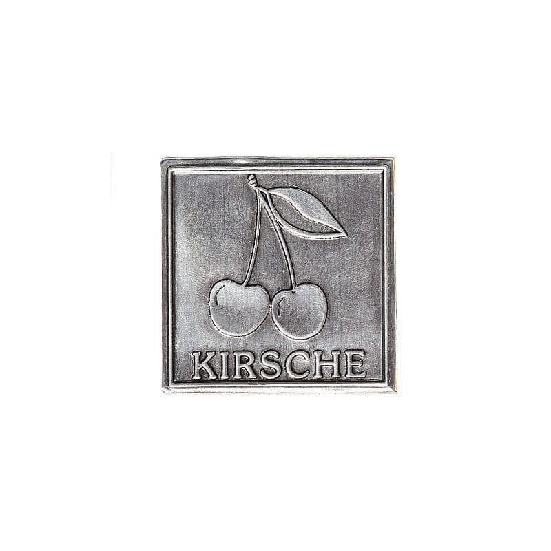 Tinasilt 'Kirss', ruudukujuline, metall, hõbedane