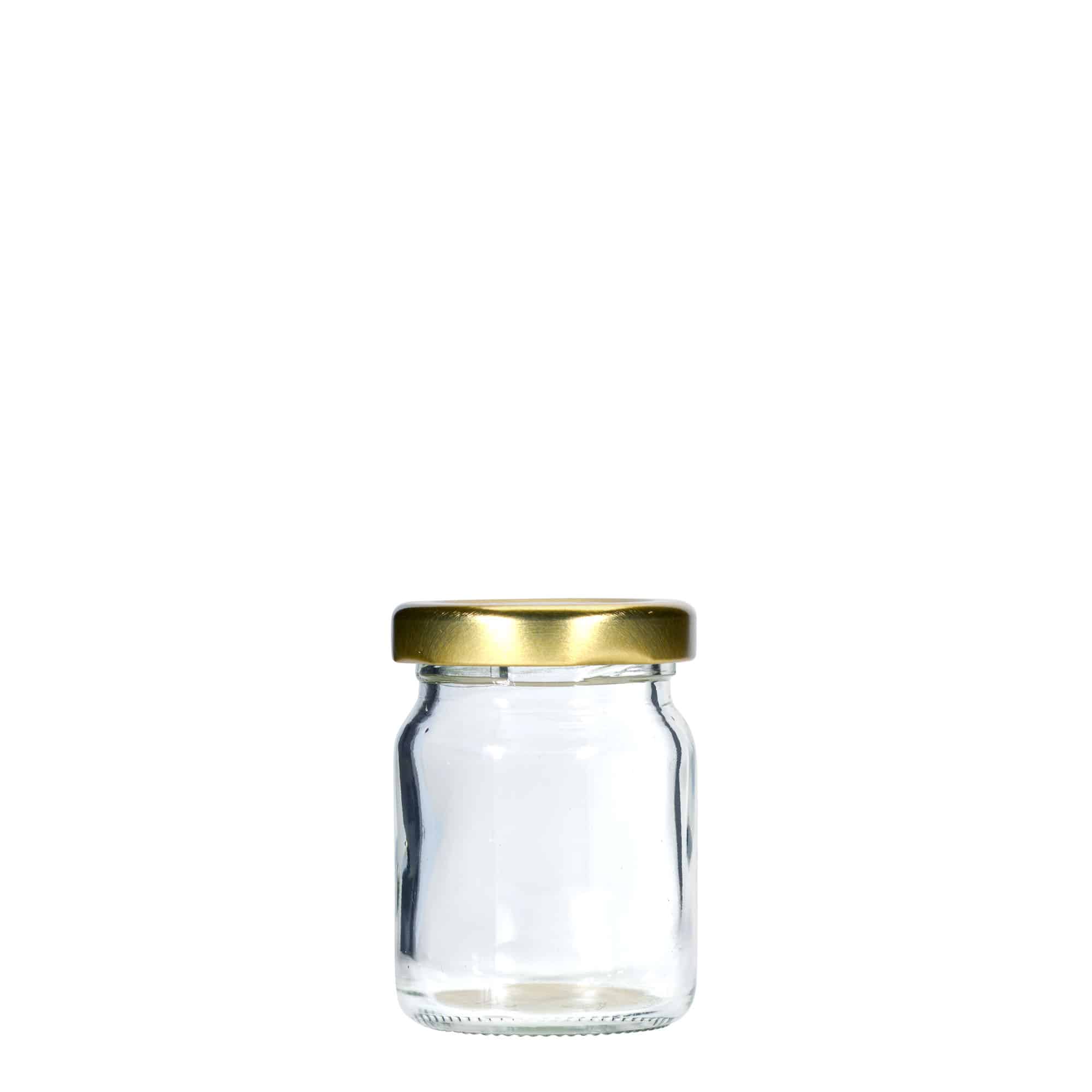 60 ml ümmargune purk, sulgur: twist-off (TO 43)