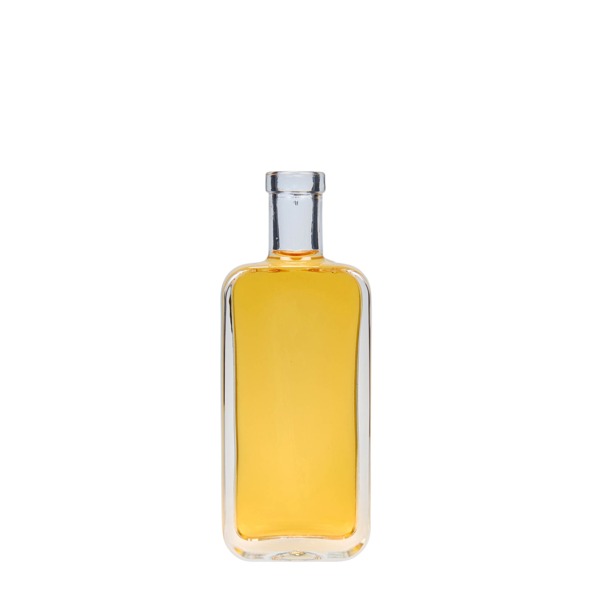 100 ml klaaspudel 'Nice', ristkülikukujuline, sulgur: kork