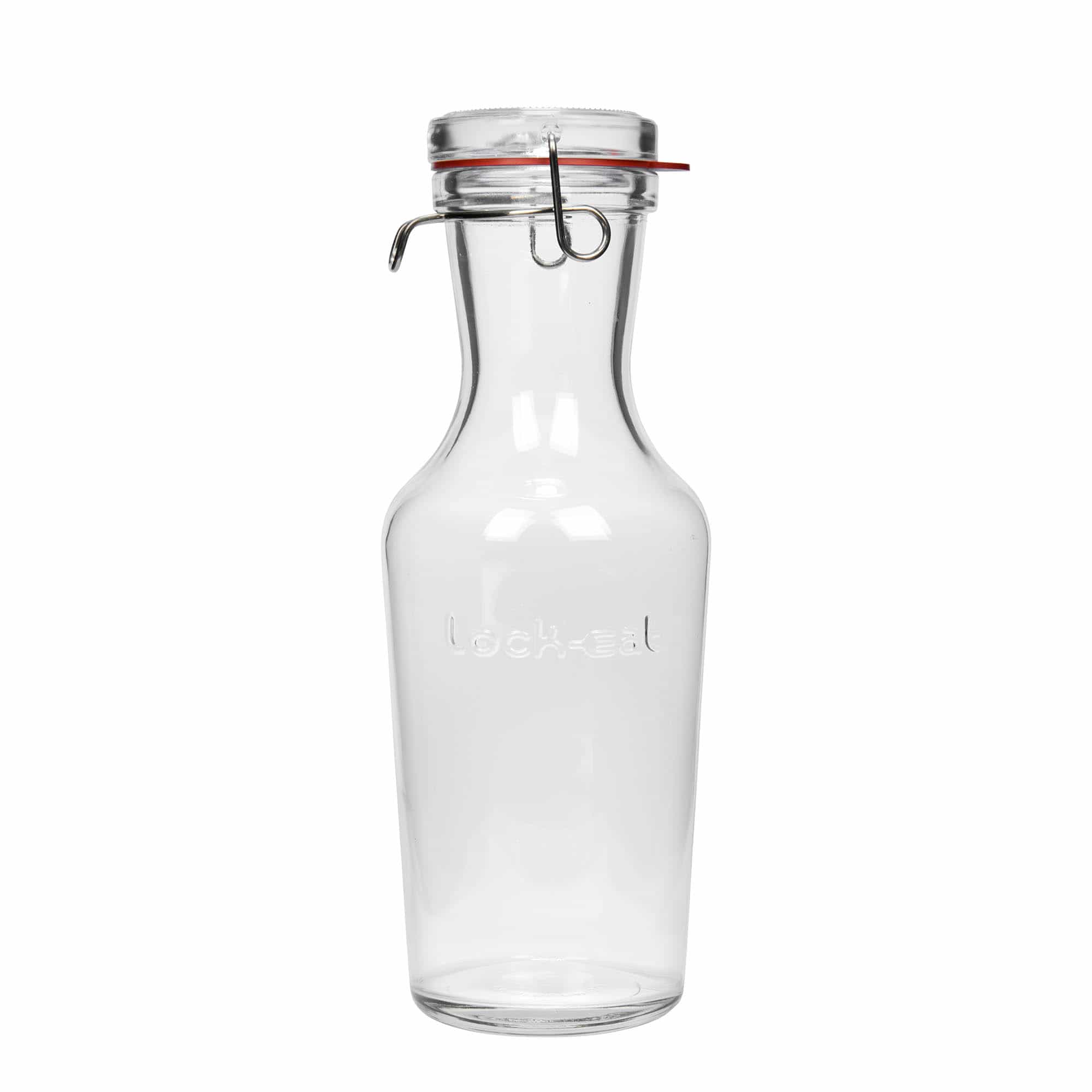 1000 ml klaaskarahvin 'Lock-Eat', sulgur: traatkaas