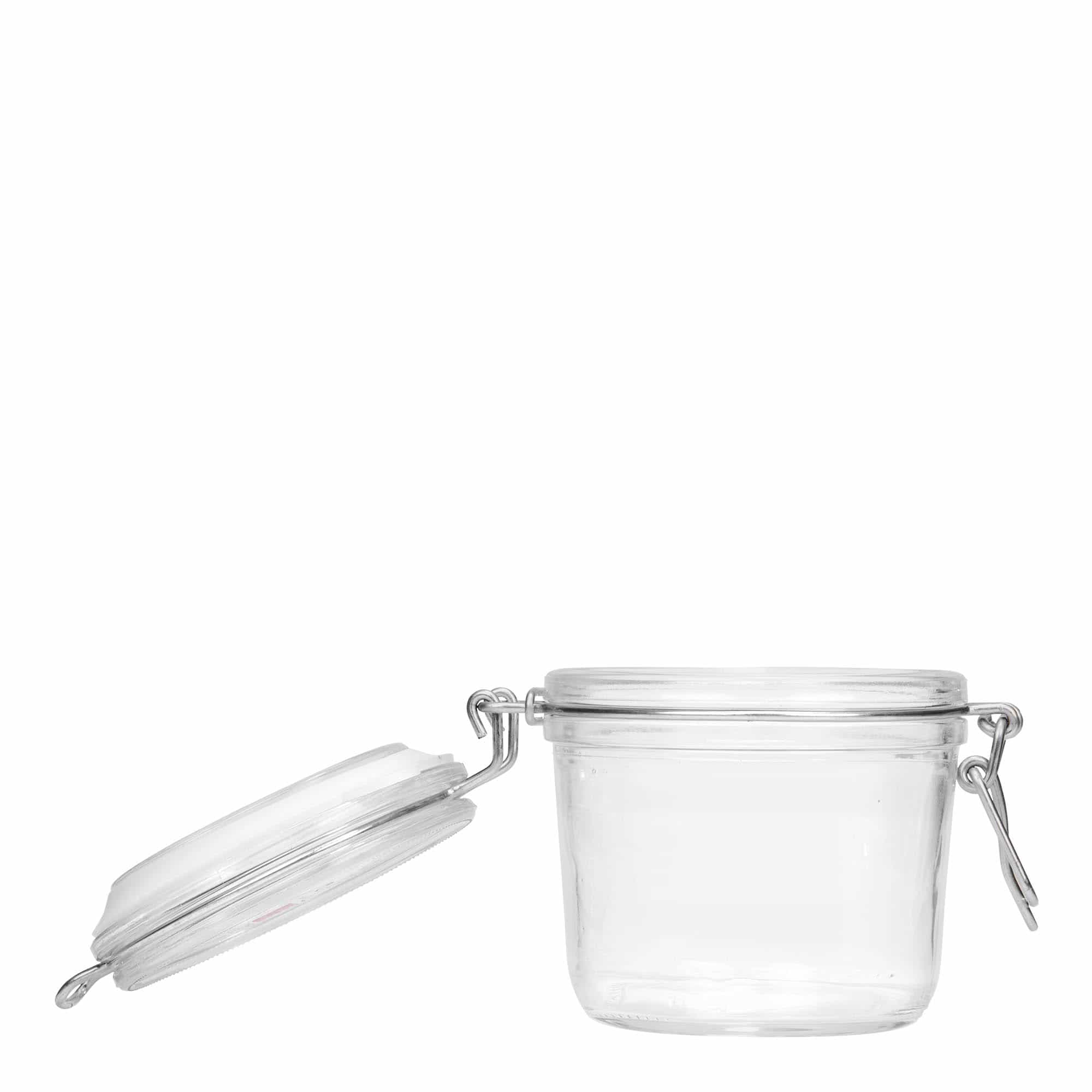 350 ml traathingega kaasaga klaaspurk 'Fido', ava: traathingega sulgur