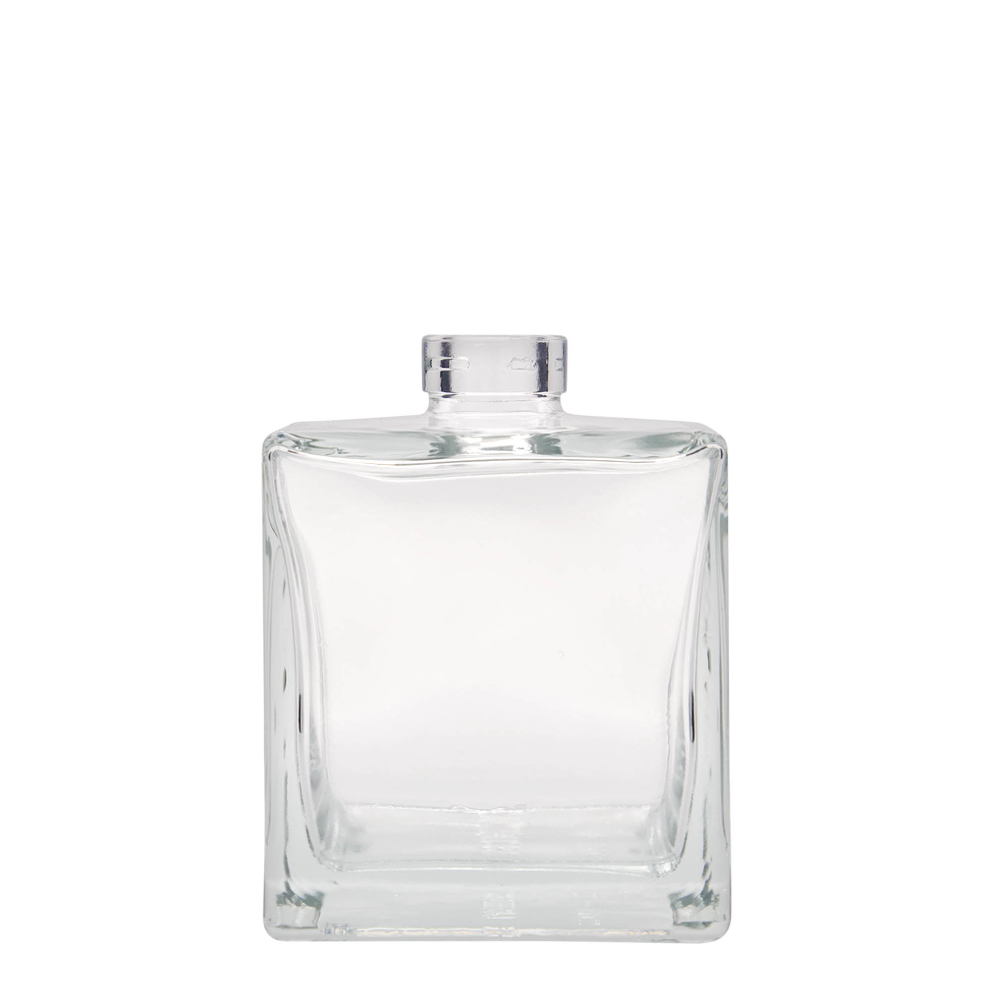 500 ml klaaspudel 'Cube', ruudukujuline, sulgur: kork