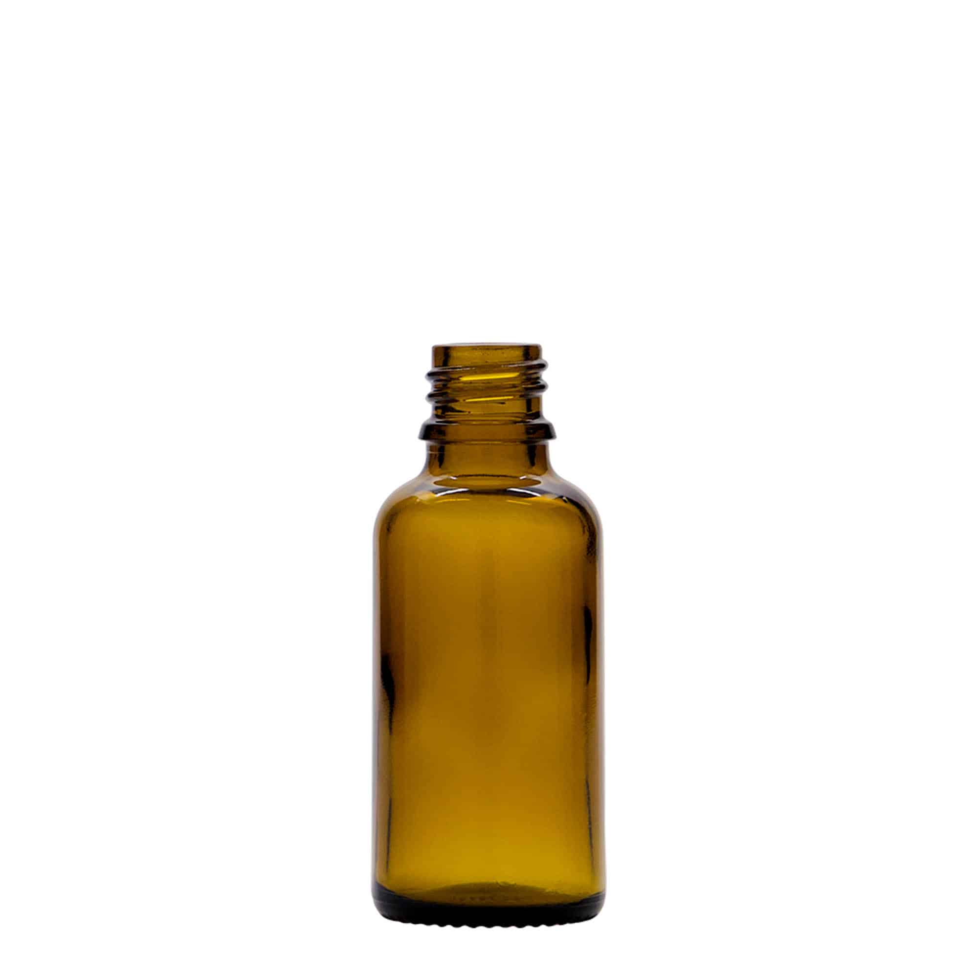 30 ml ravimi pipettpudel, klaas, pruun, sulgur: DIN 18