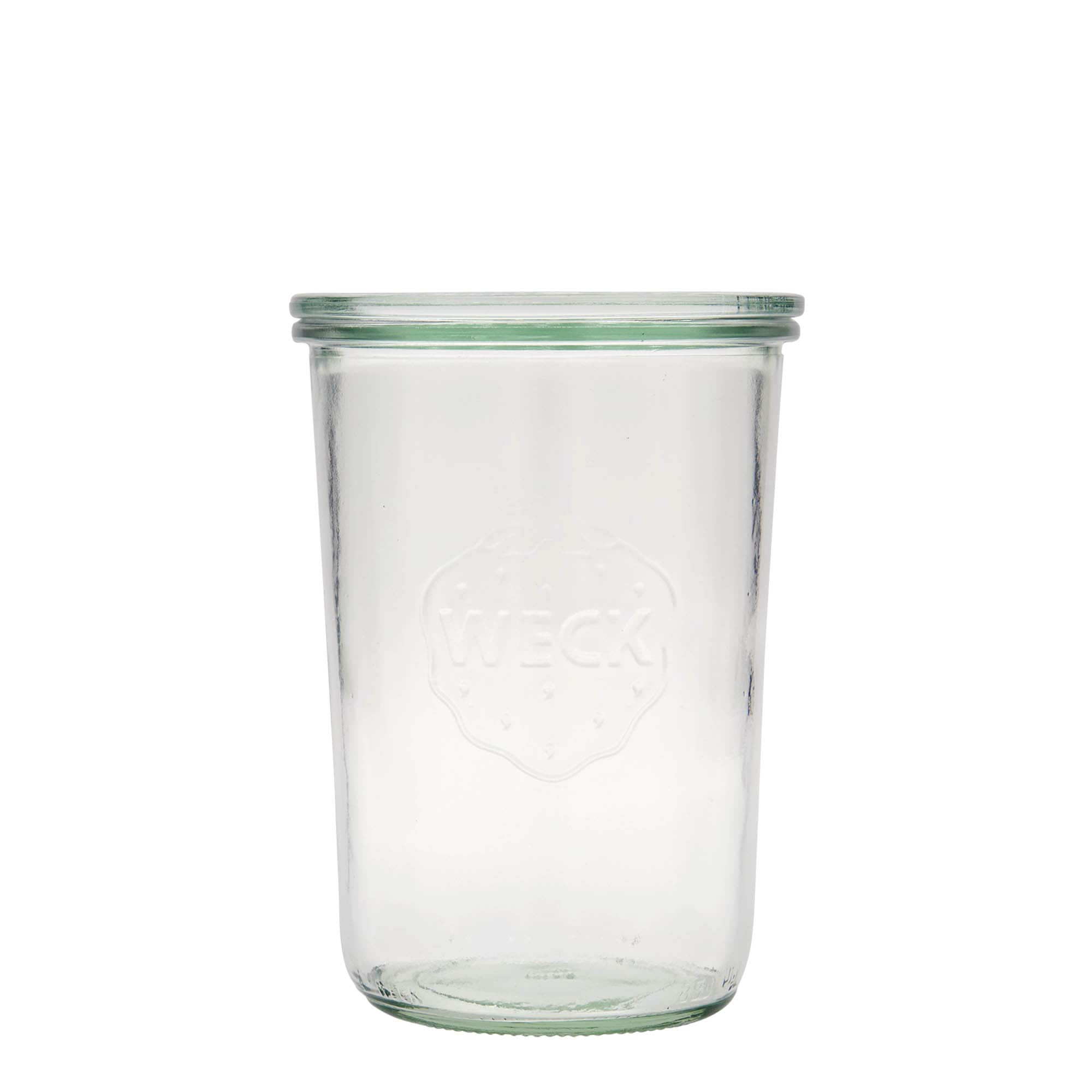 850 ml WECKi laia suuga purk, sulgur: ümar serv 850 ml WECKi laia suuga purk, sulgur: ümar serv
