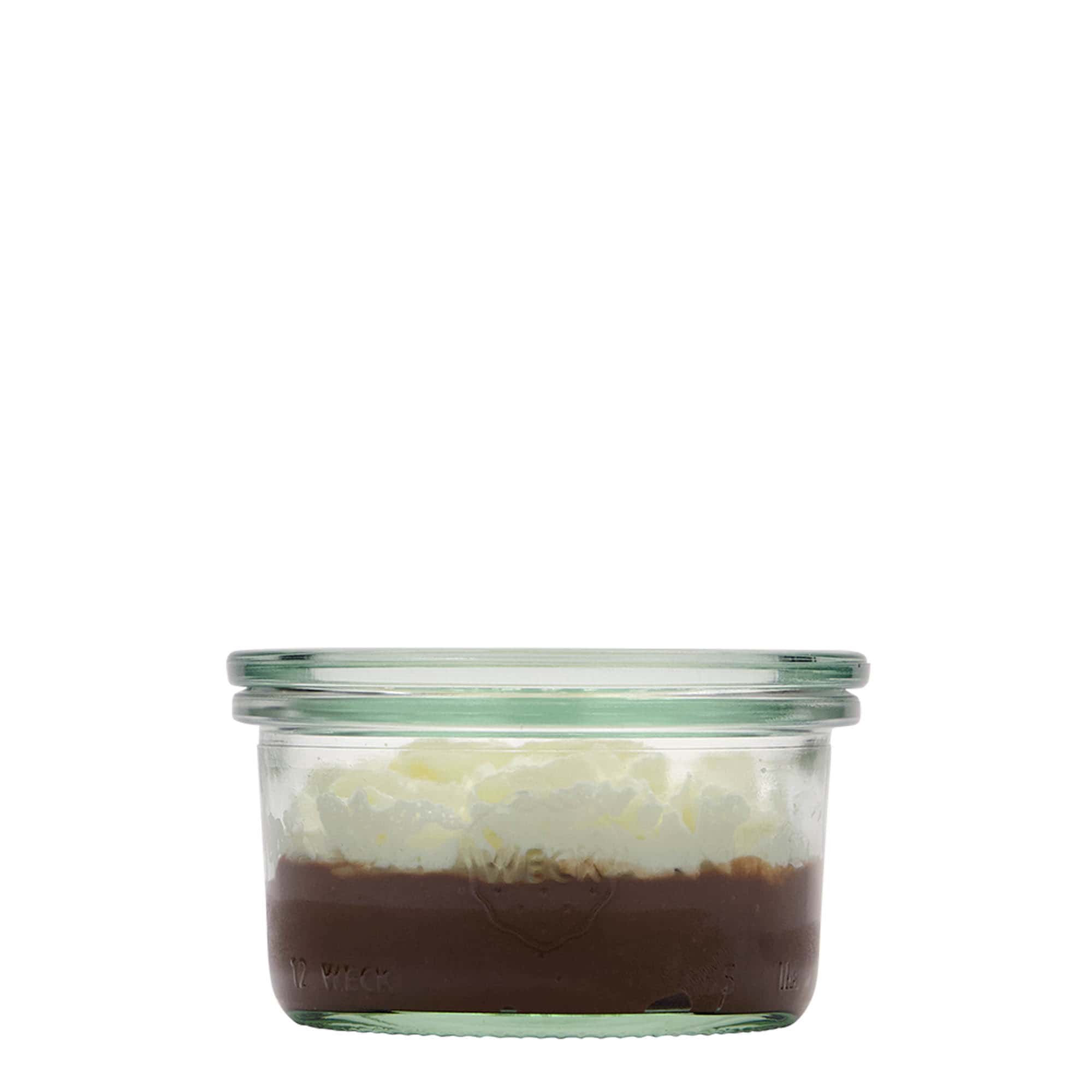 165 ml WECK-purkitops, avale: ümar serv