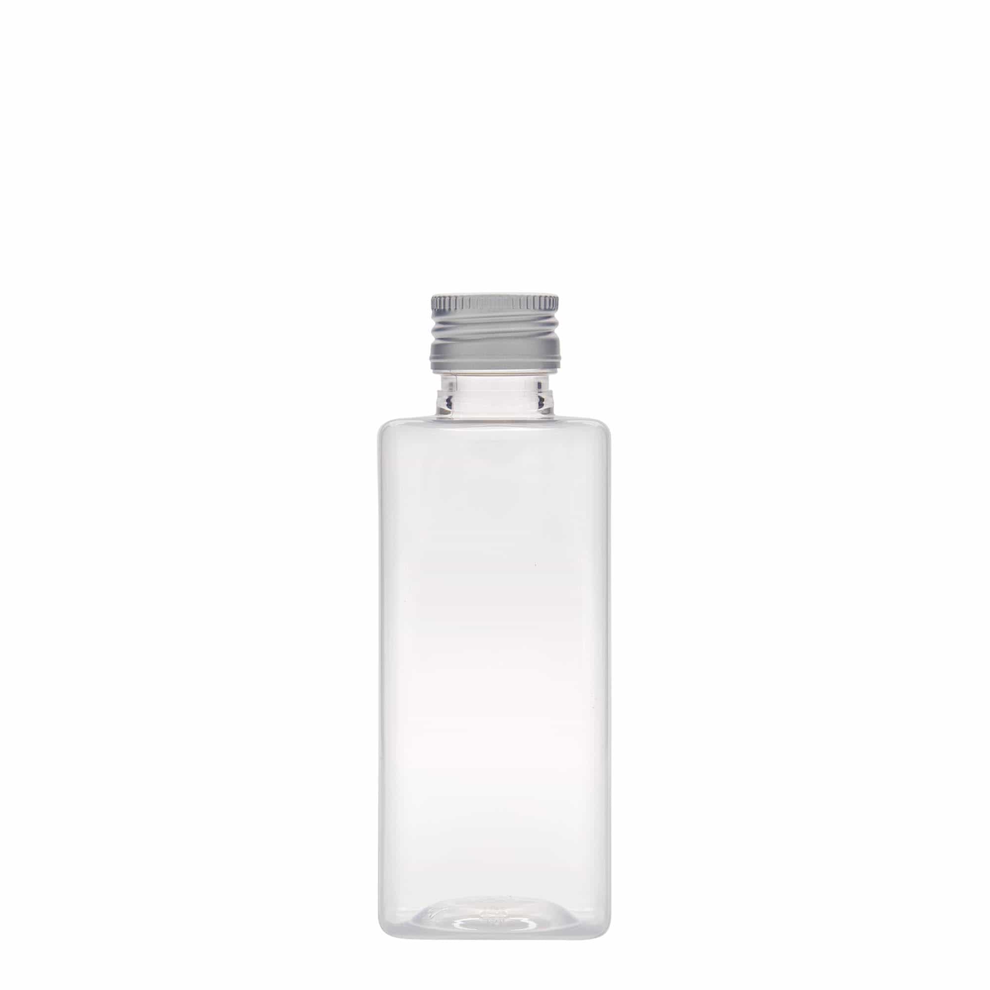 250 ml PET-pudel „Karl“, ruudukujuline, plastik, avale: PP 28