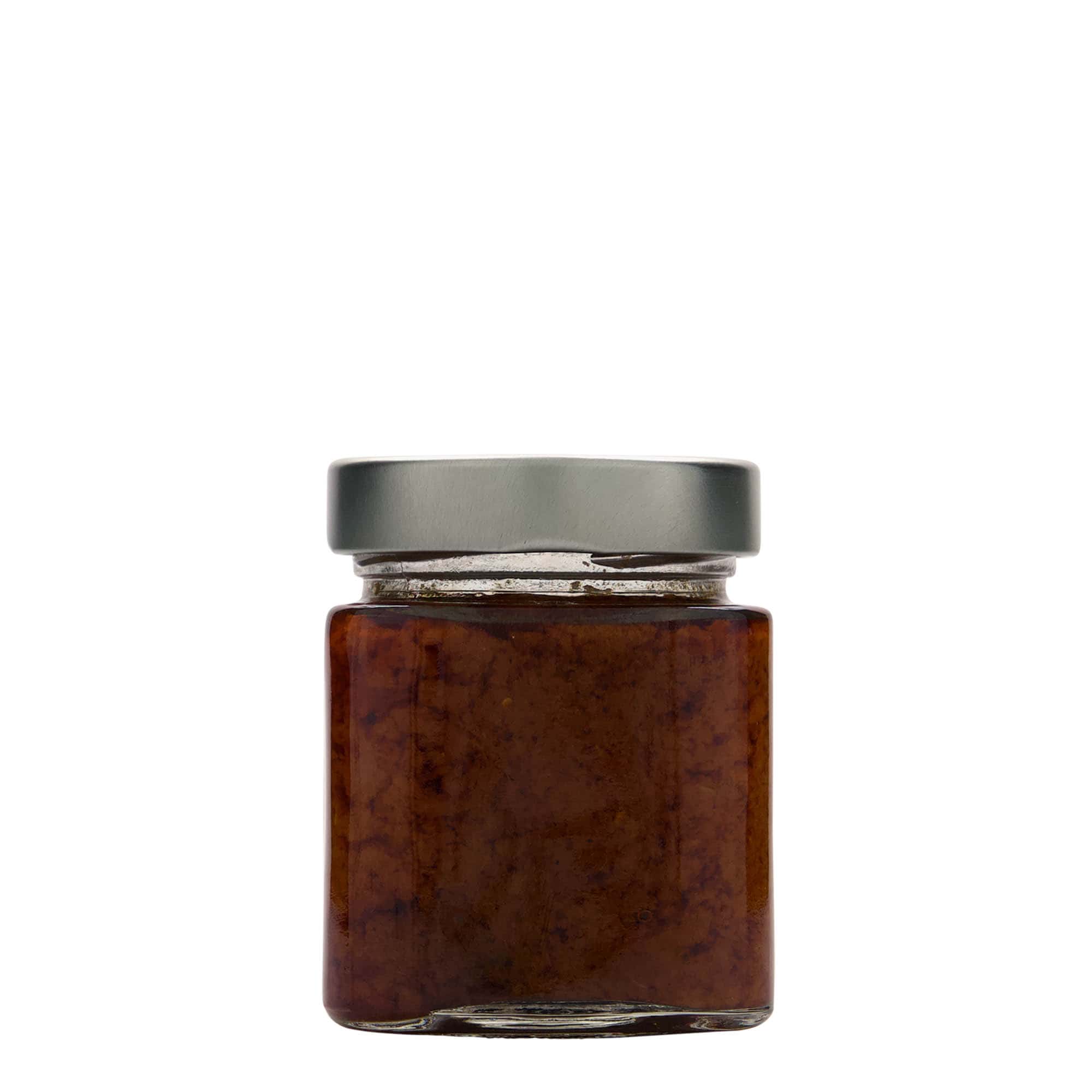 212 ml ruudukujuline klaas 'Ikarus', ava: Deep-Twist-Off (DTO 63)